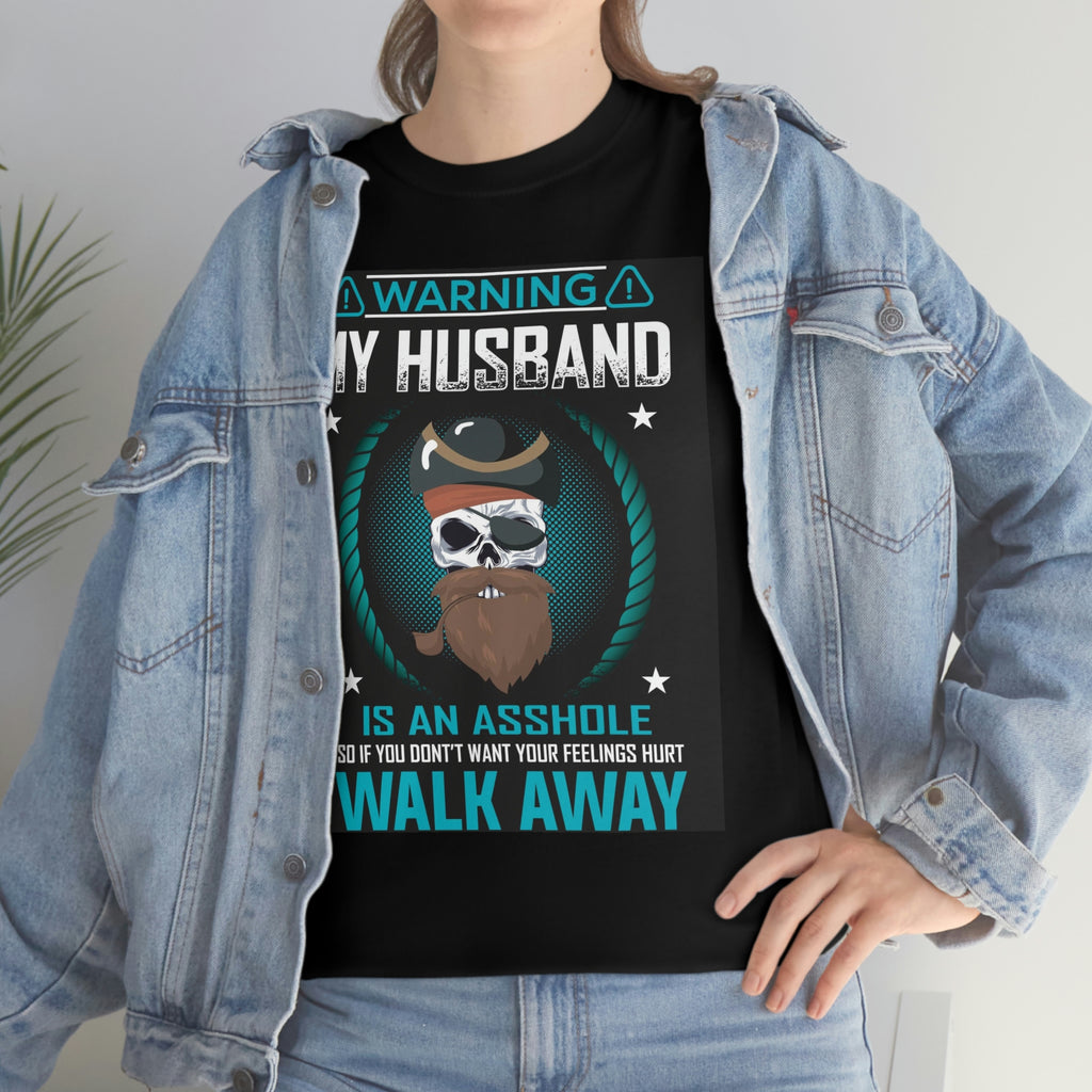 Husband is an asshole- Heavy Cotton Tee