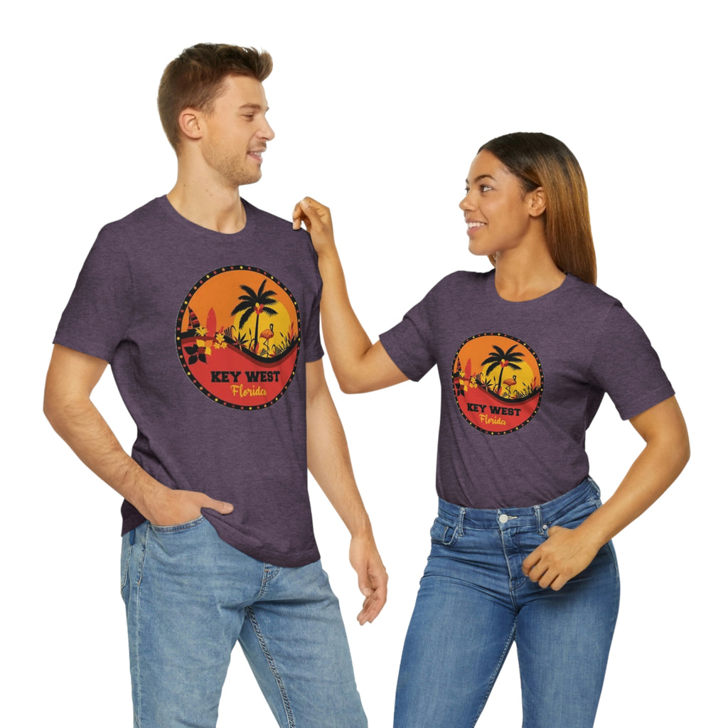 Key west Fl- Unisex Jersey Short Sleeve Tee
