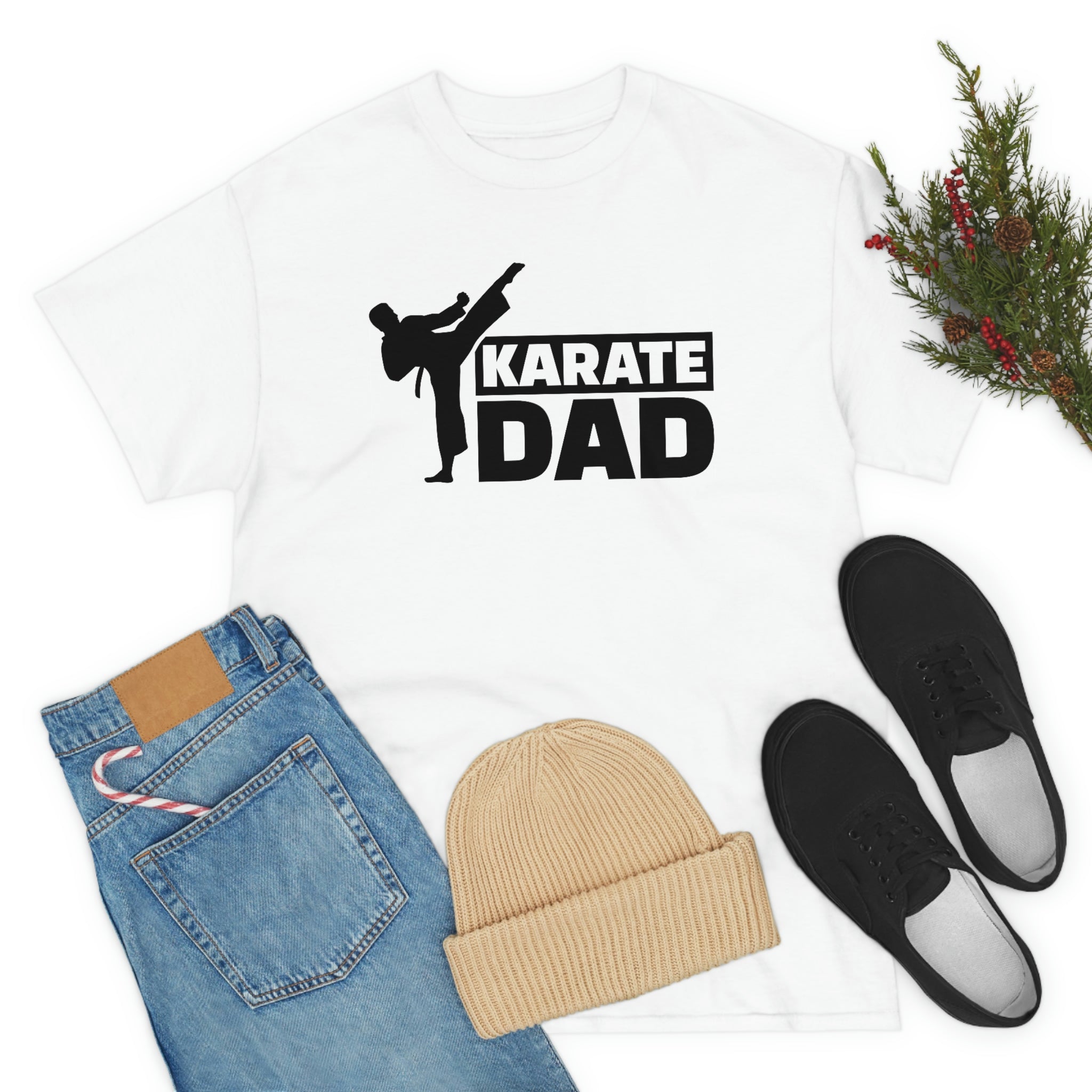 Karate dad-  Heavy Cotton Tee