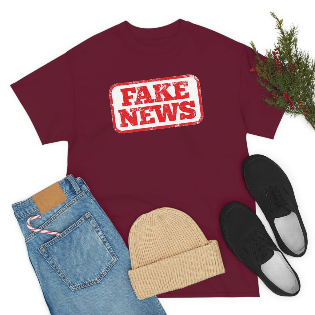Fake news- Unisex Heavy Cotton Tee