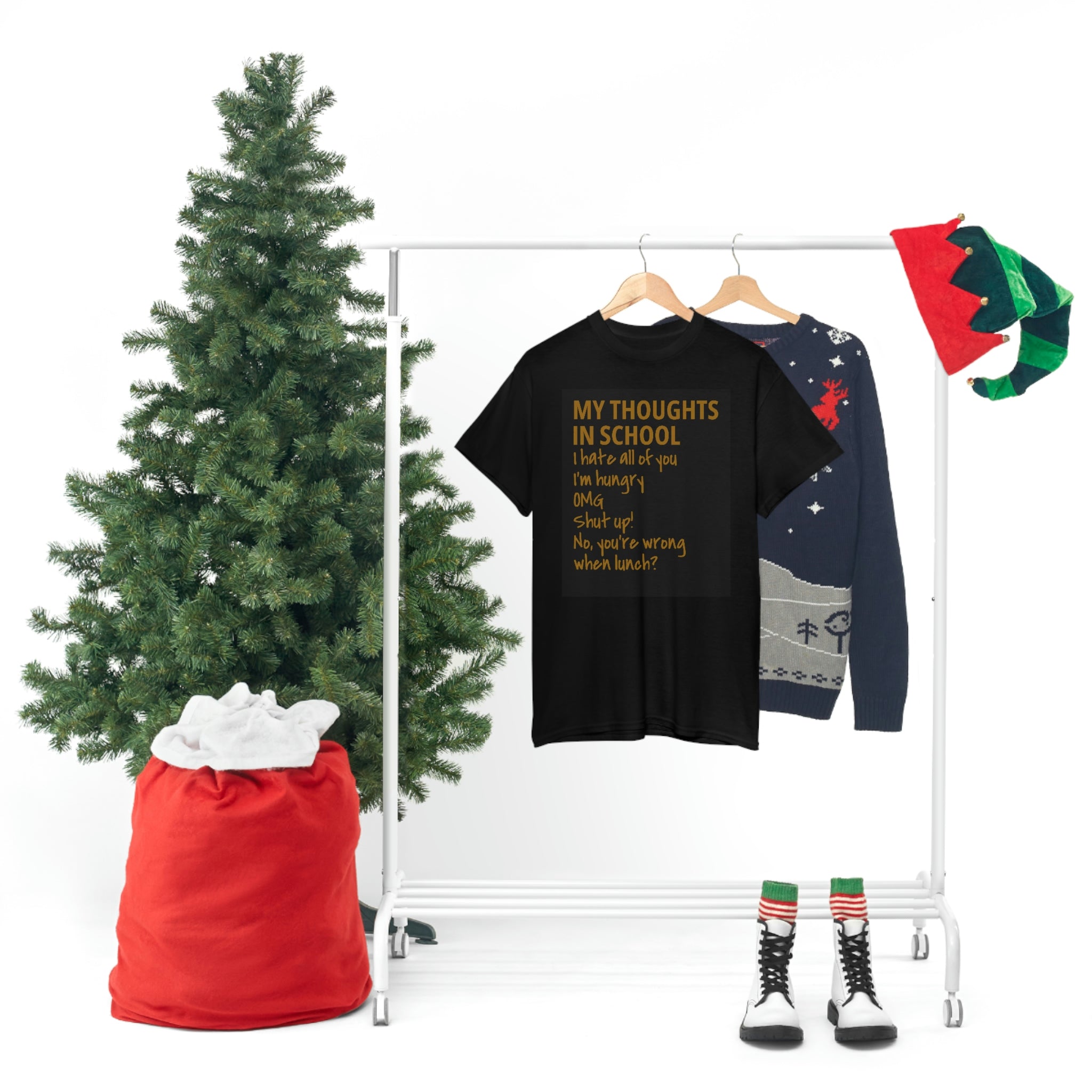 Thoughts on school— Heavy Cotton Tee