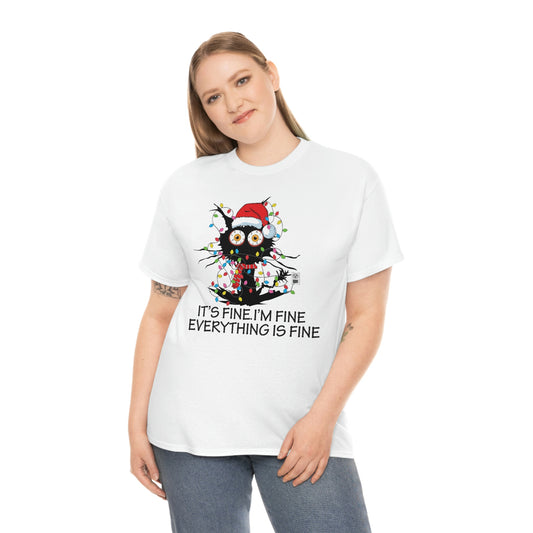 Everything’s fine- Heavy Cotton Tee