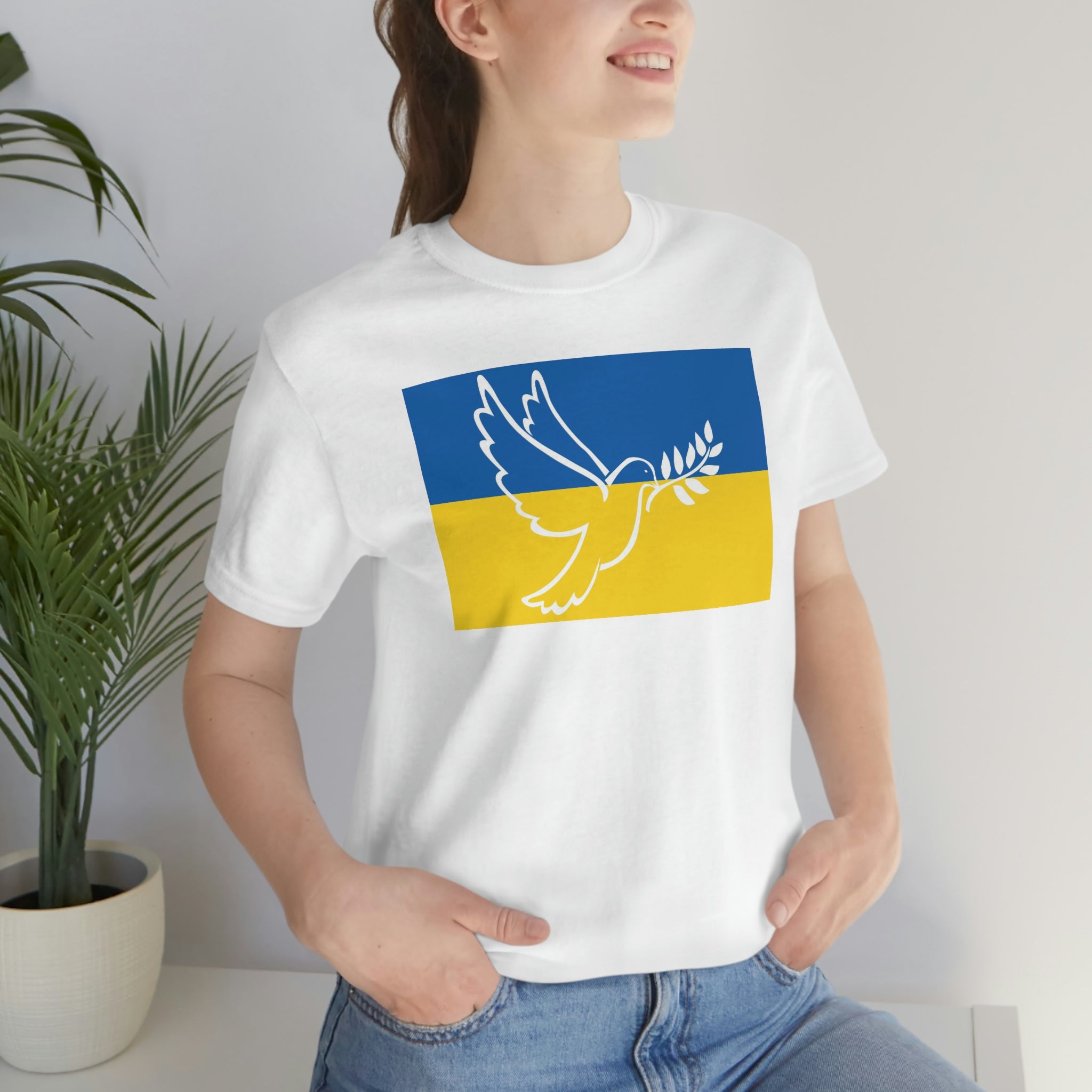 Peace- Unisex Jersey Short Sleeve Tee