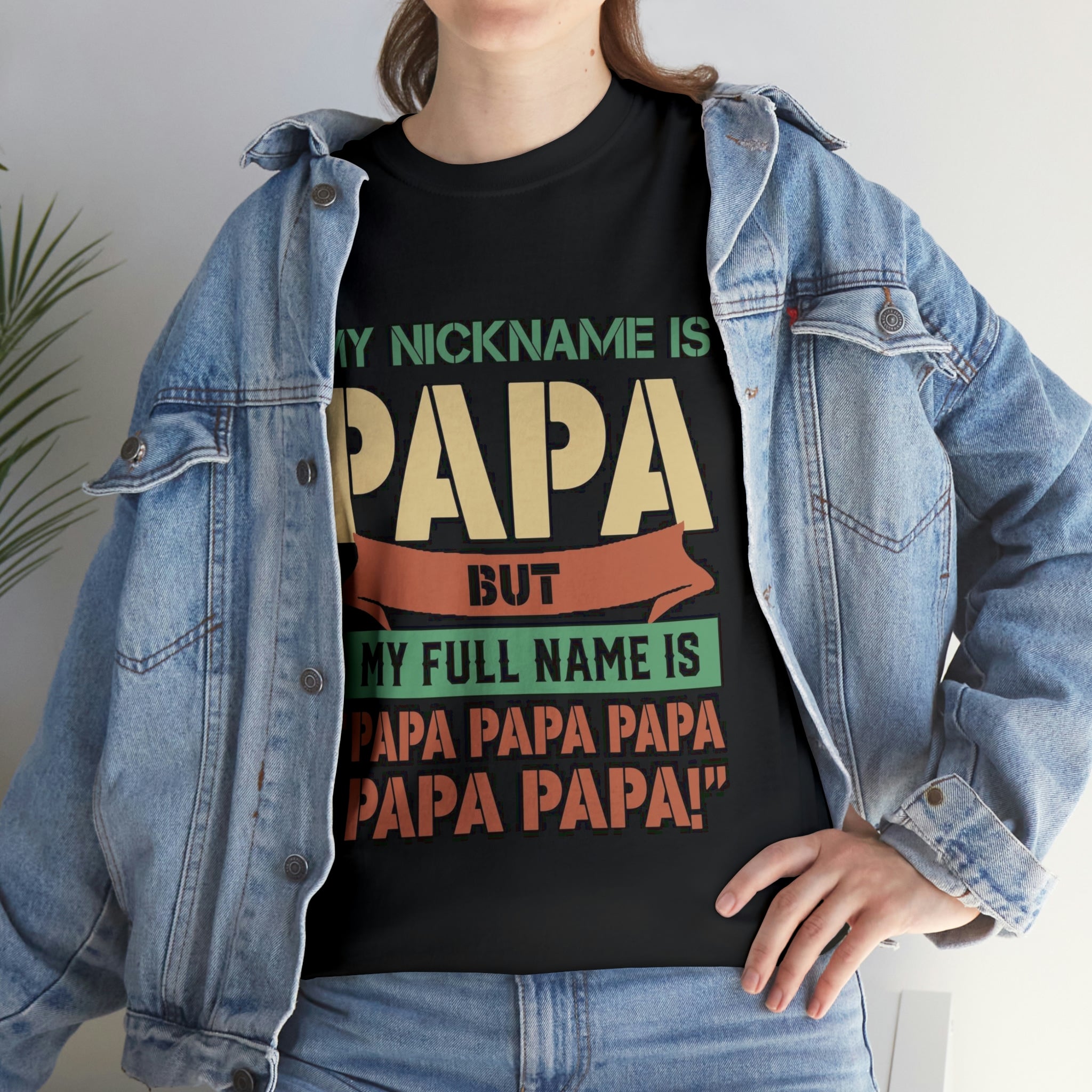 Papa- Heavy Cotton Tee
