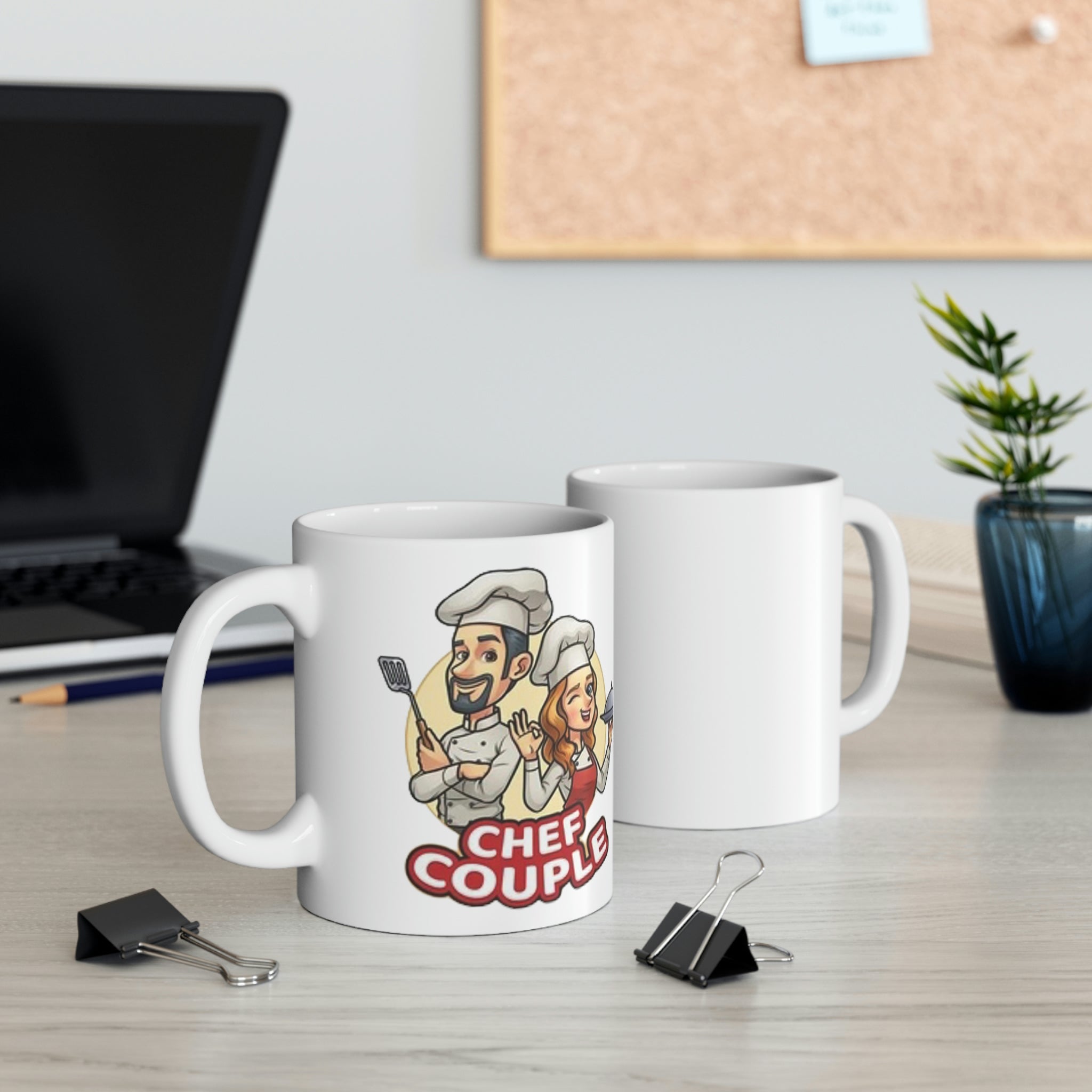 Chef couple- Ceramic Mug 11oz