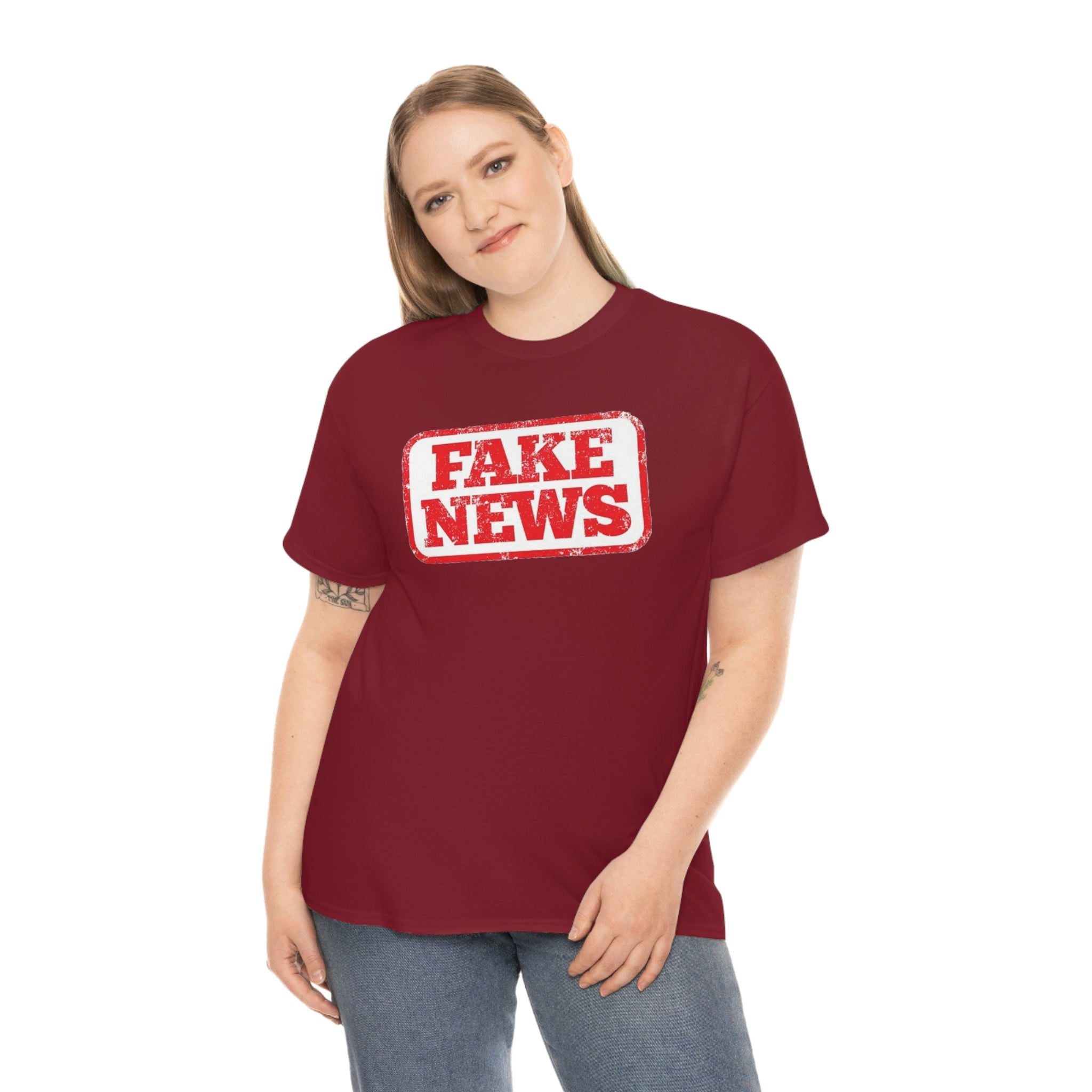 Fake news- Unisex Heavy Cotton Tee
