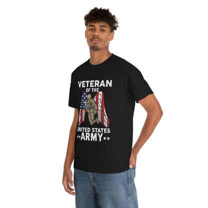 Veteran of army-Unisex Heavy Cotton Tee