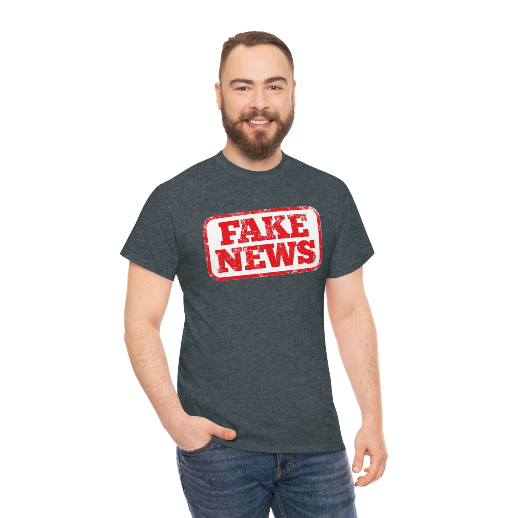 Fake news- Unisex Heavy Cotton Tee