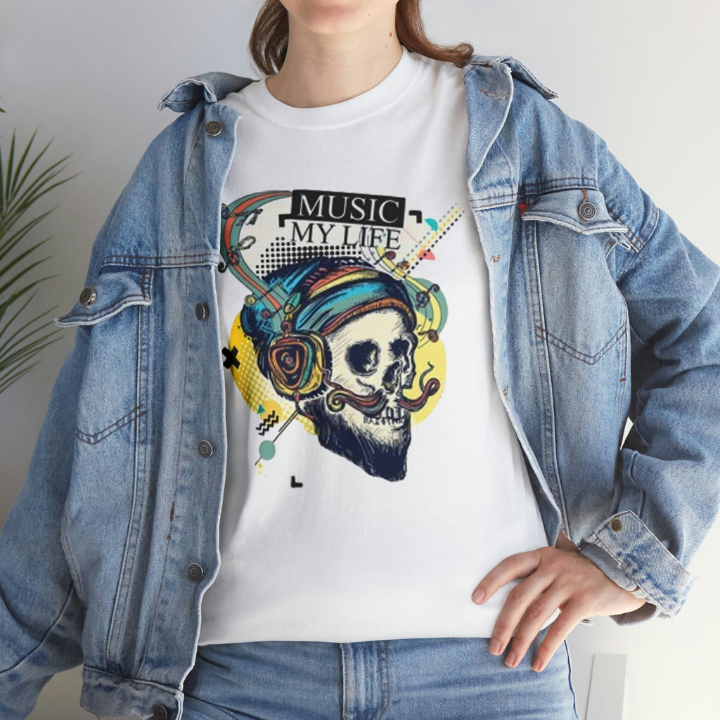 Music my life- Heavy Cotton Tee