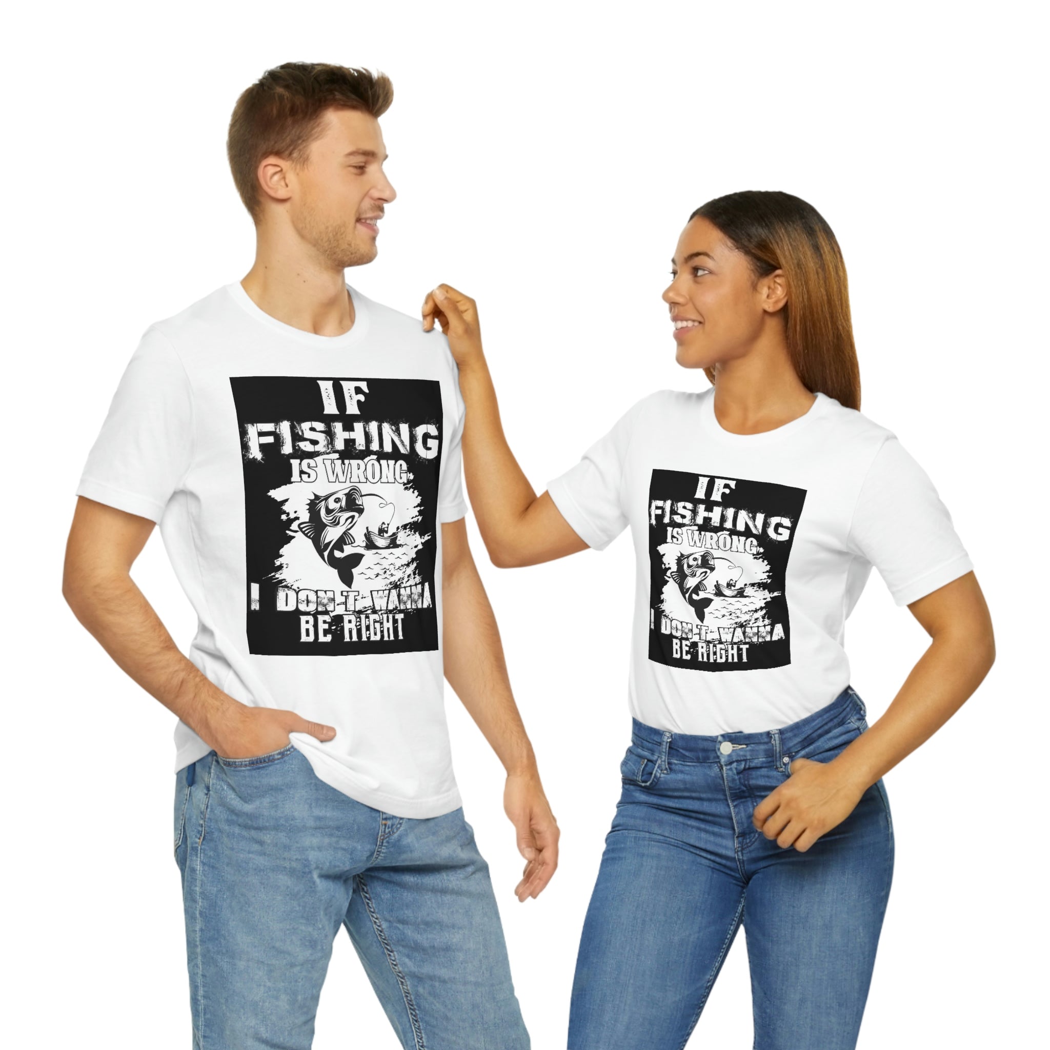 Fishing— Unisex Jersey Short Sleeve Tee