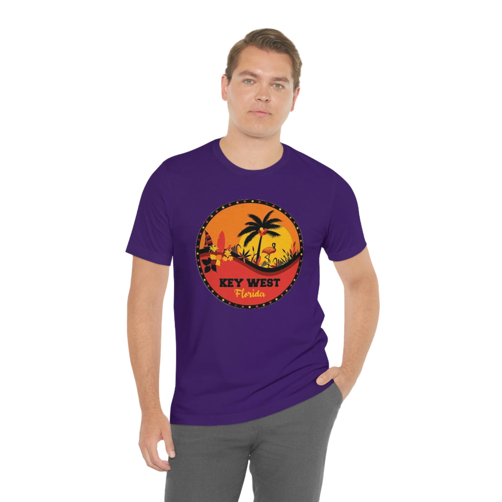 Key west Fl- Unisex Jersey Short Sleeve Tee