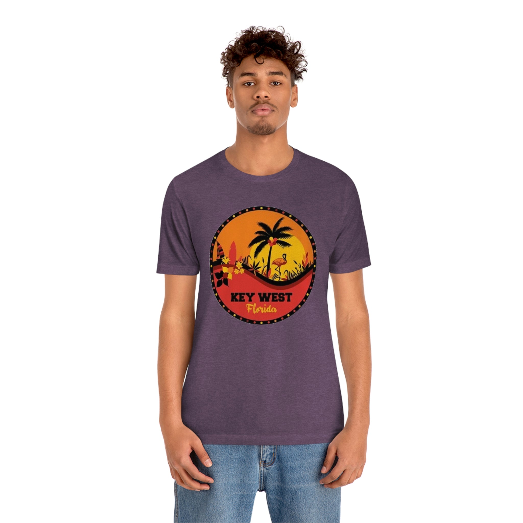 Key west Fl- Unisex Jersey Short Sleeve Tee
