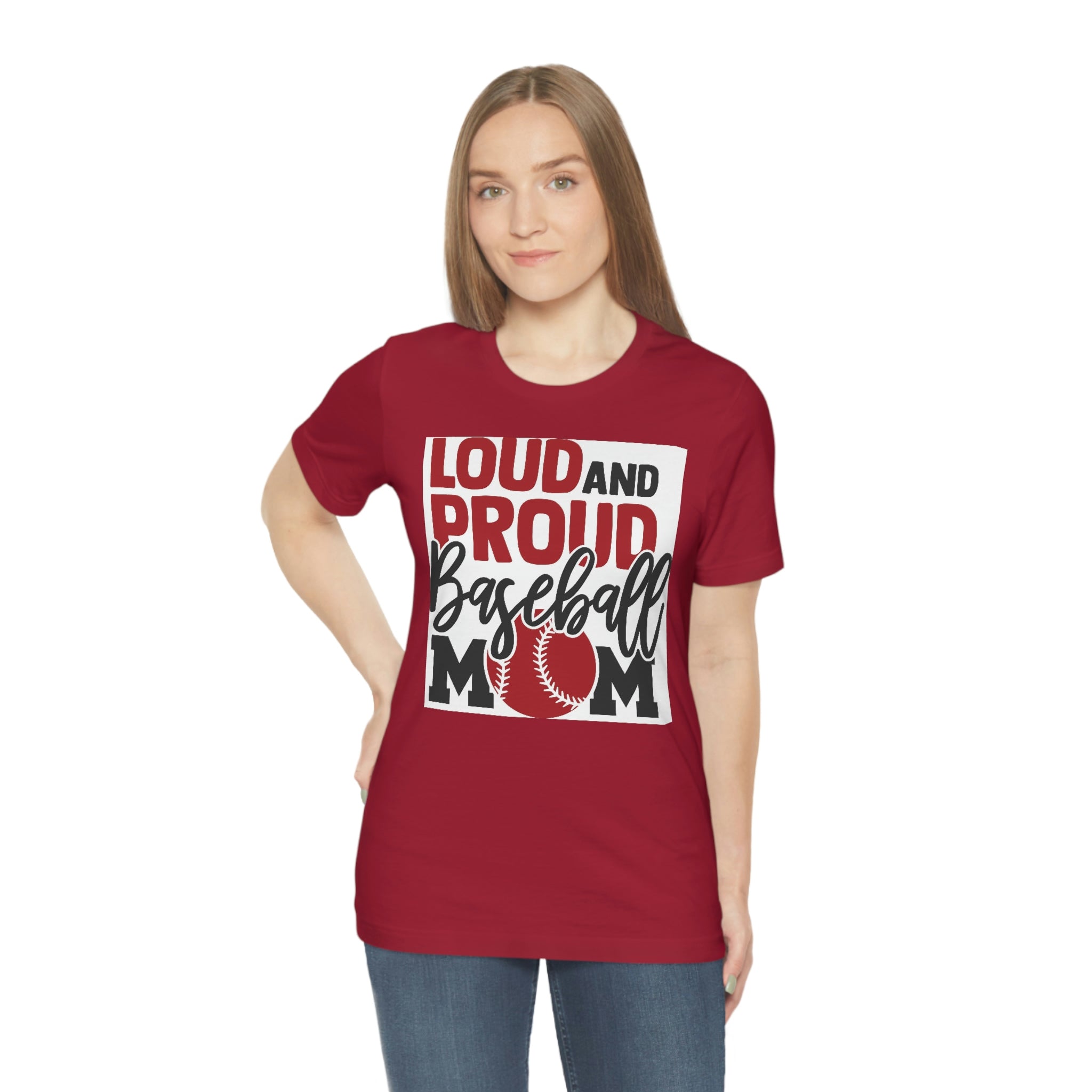 Baseball mom-  Jersey Short Sleeve Tee