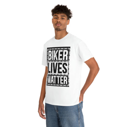 Biker lives matter- Unisex Heavy Cotton Tee