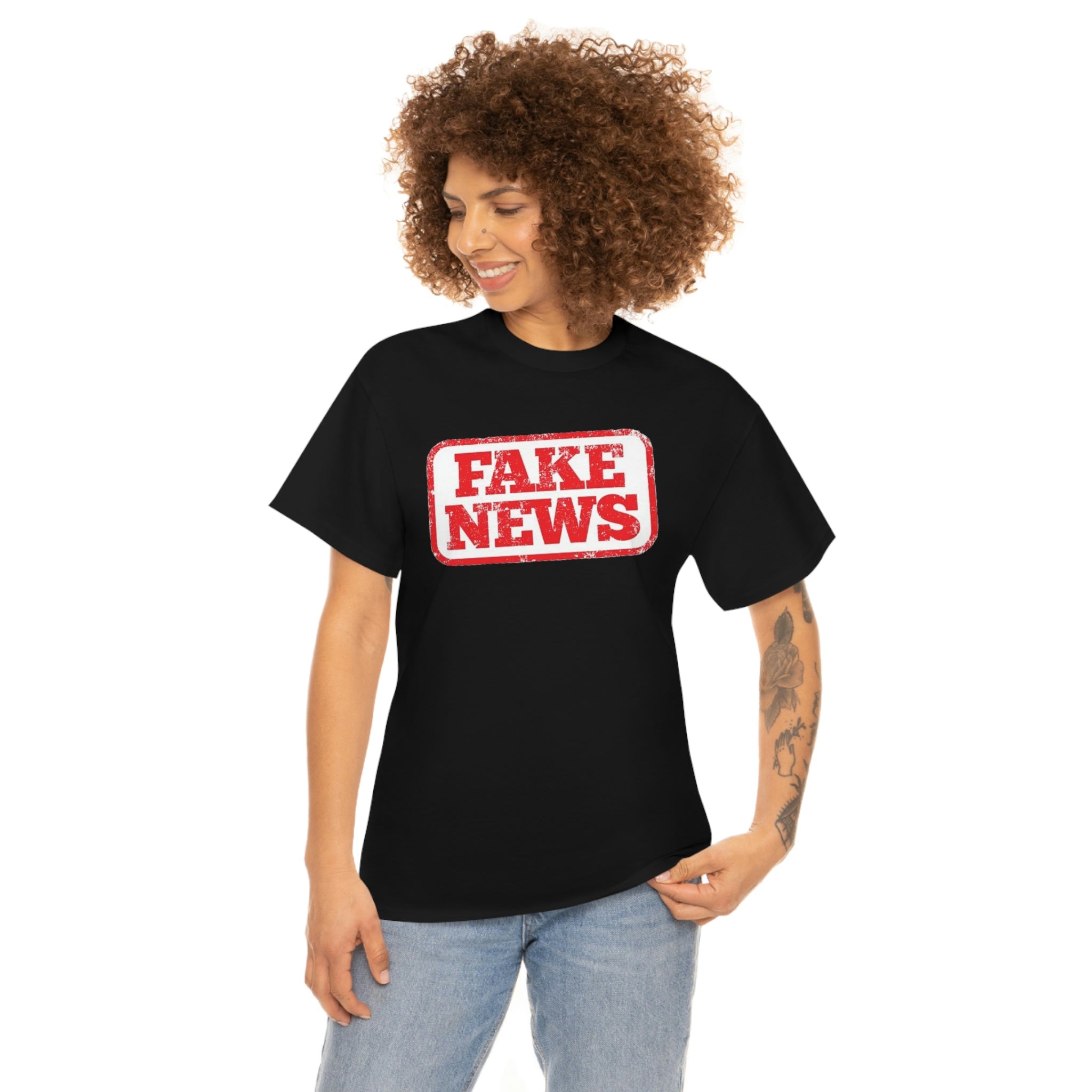 Fake news- Unisex Heavy Cotton Tee