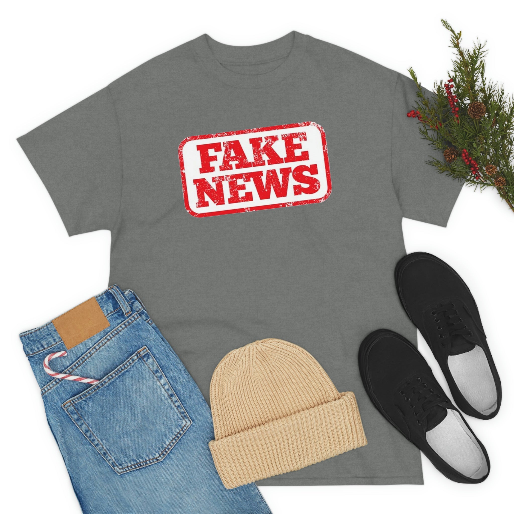 Fake news- Unisex Heavy Cotton Tee