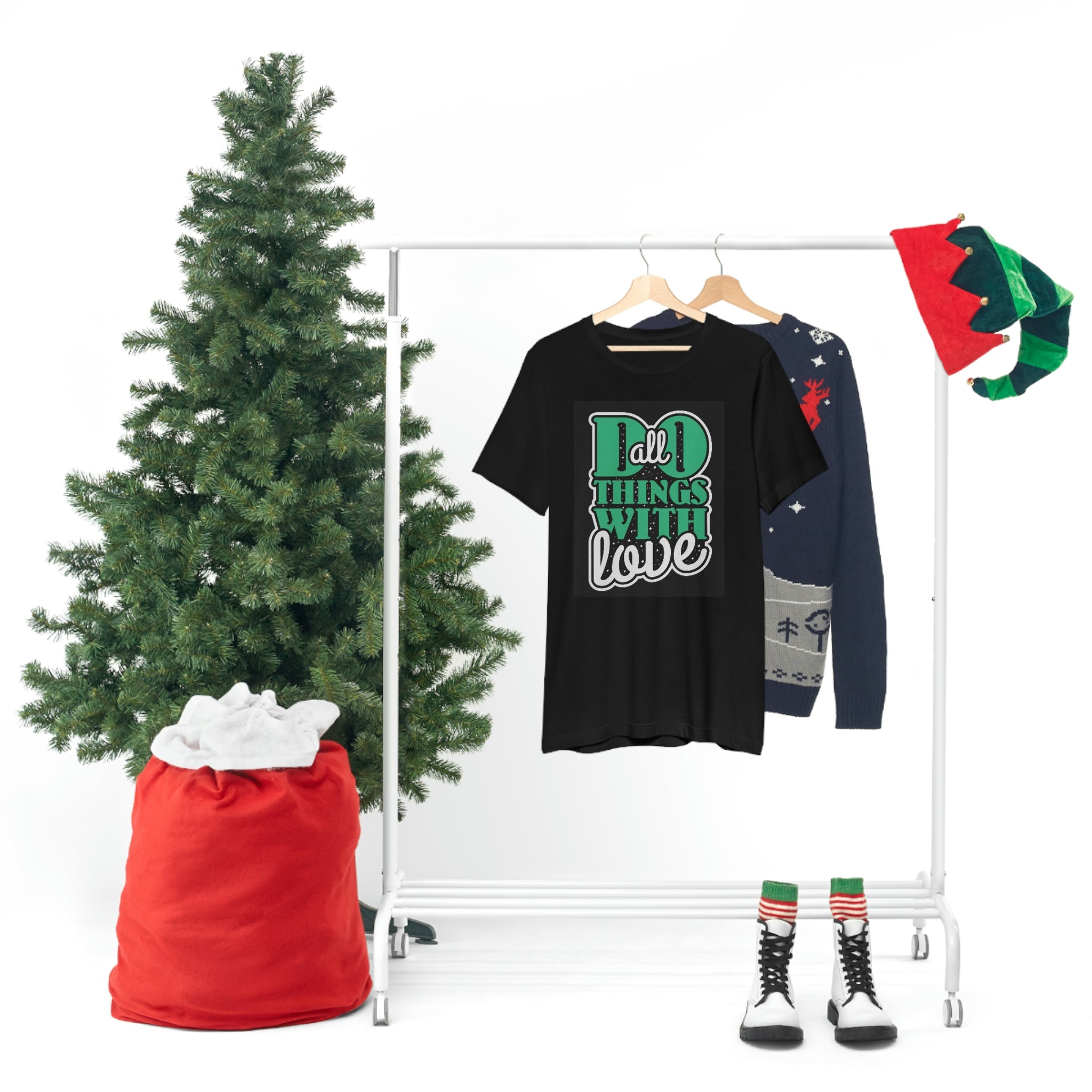 Do all things with love-Unisex Jersey Short Sleeve Tee