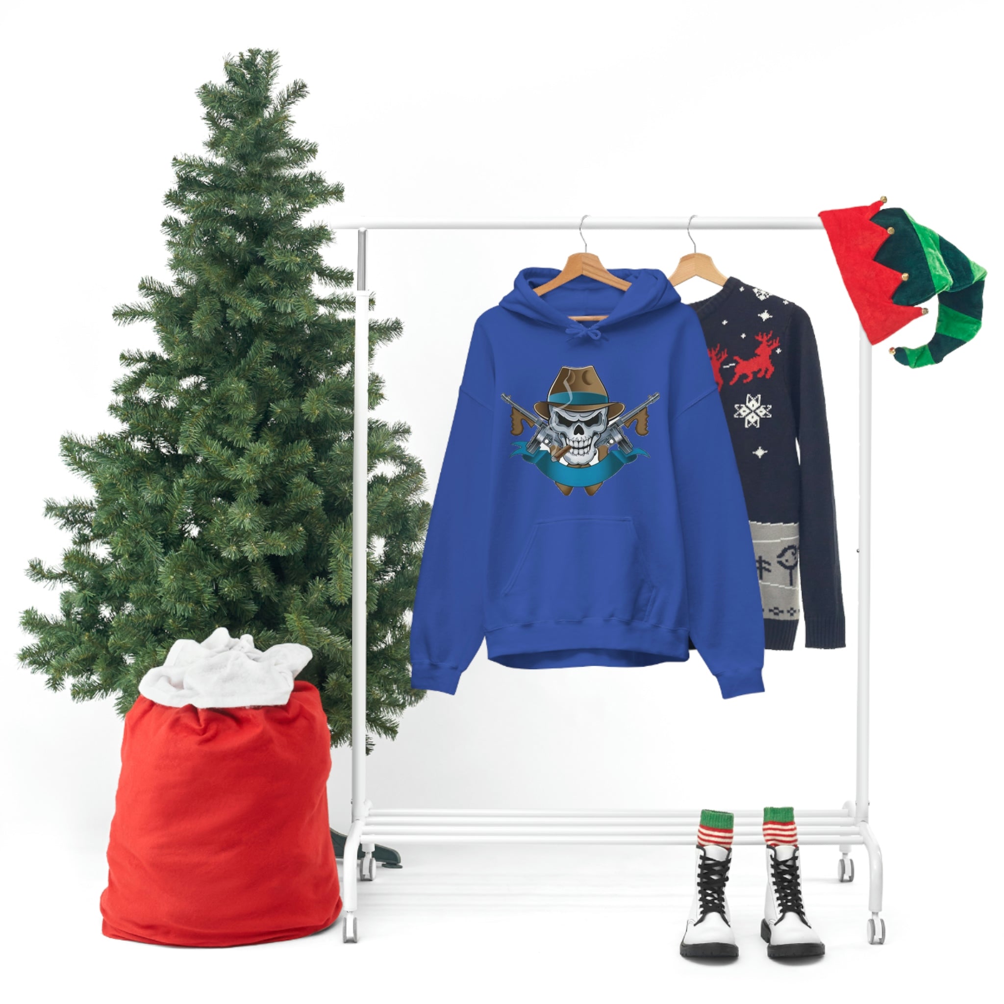 Skullhead- Heavy Blend™ Hooded Sweatshirt