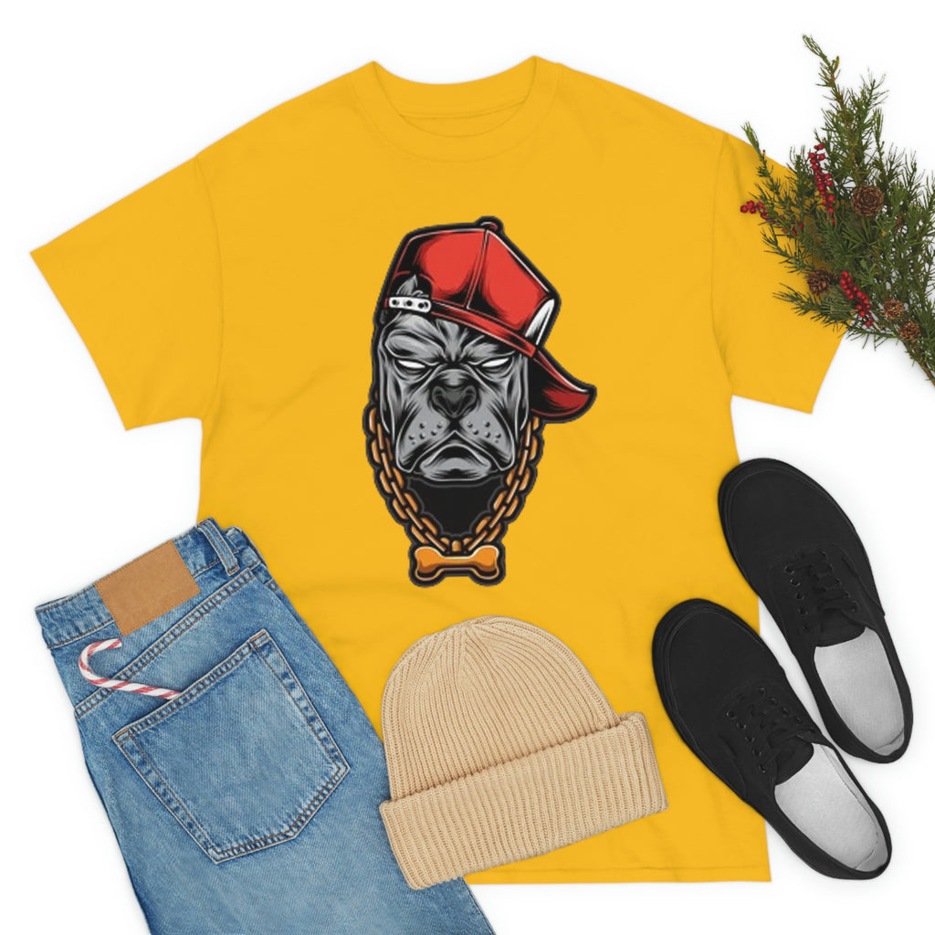 Gangster dog- Heavy Cotton Tee