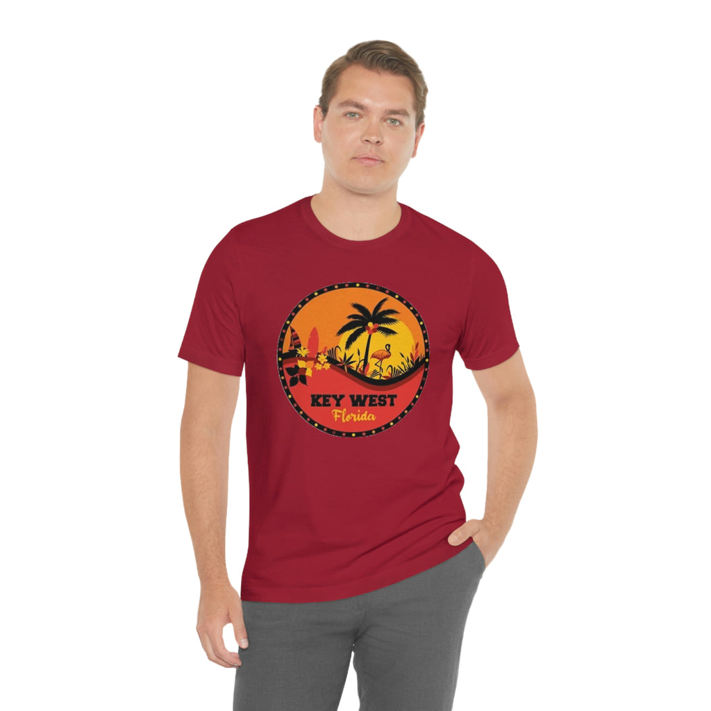 Key west Fl- Unisex Jersey Short Sleeve Tee