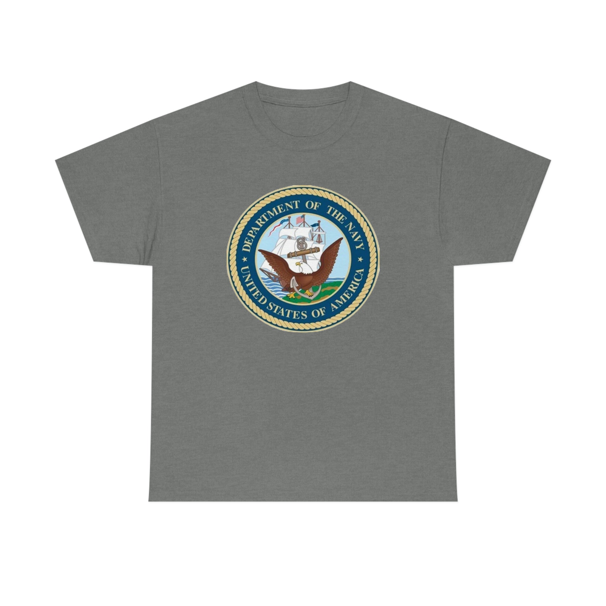Navy- Unisex Heavy Cotton Tee