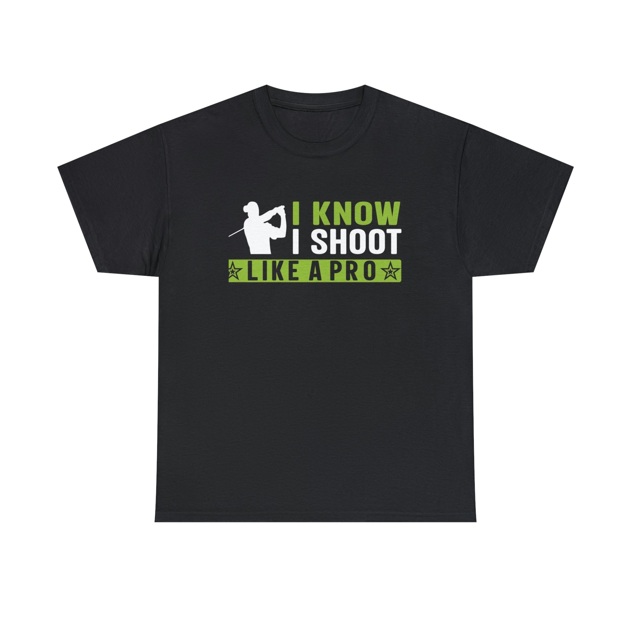 Golf- I shoot like a pro-Heavy Cotton Tee