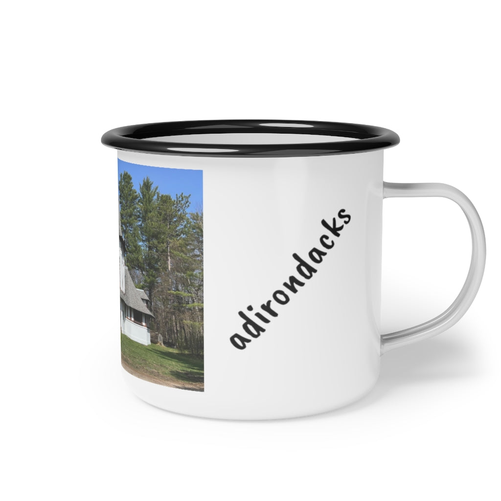 Enamel Camp Cup- white fathers