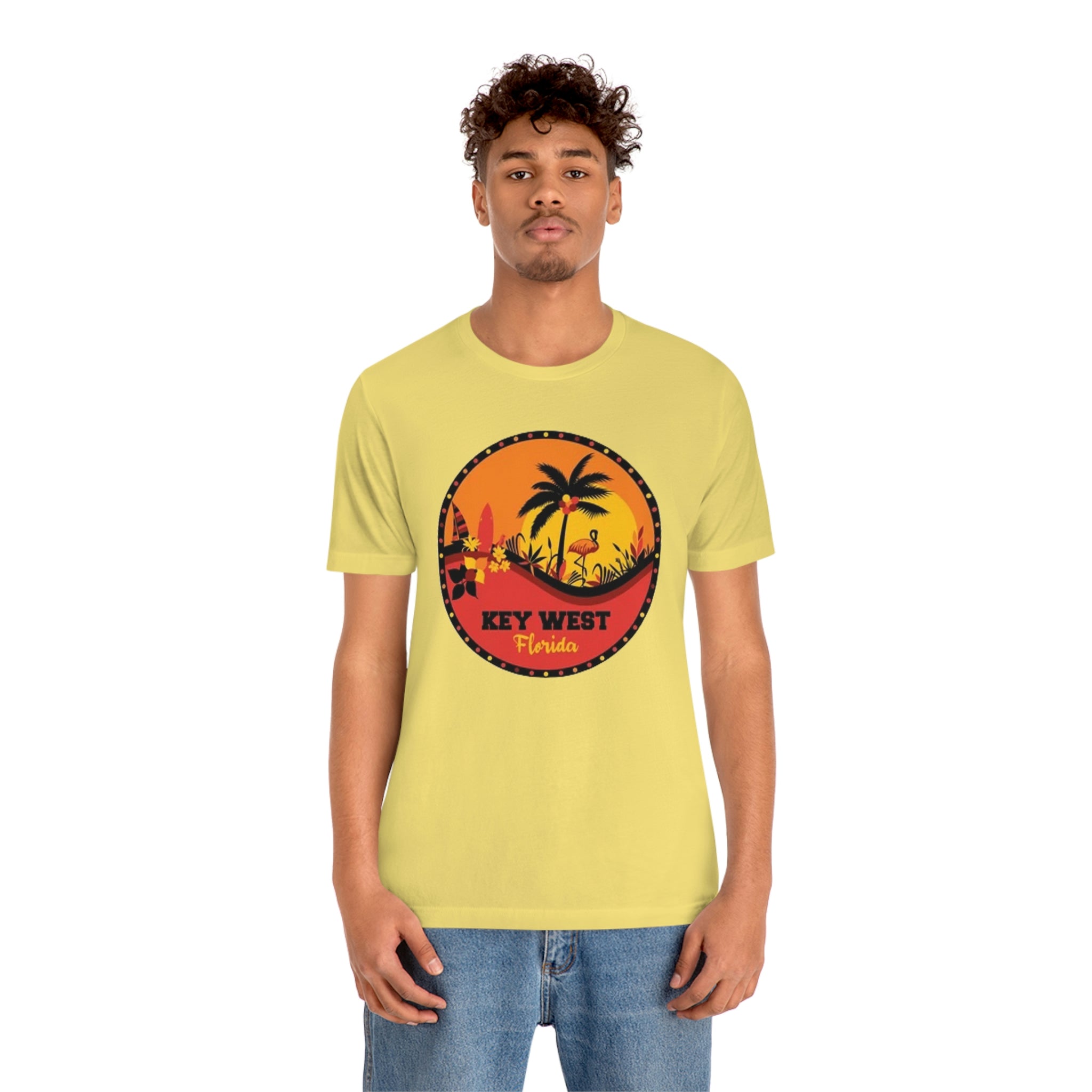 Key west Fl- Unisex Jersey Short Sleeve Tee