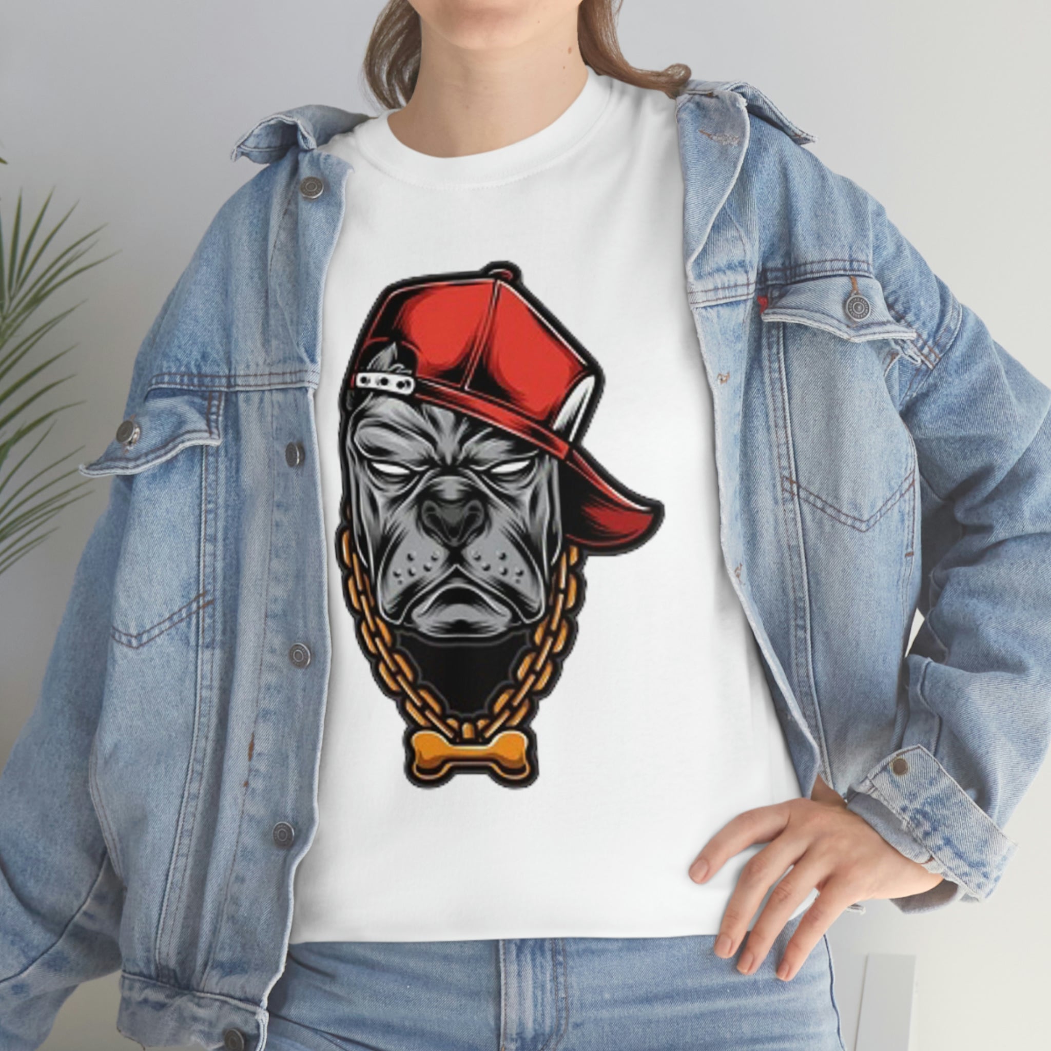 Gangster dog- Heavy Cotton Tee