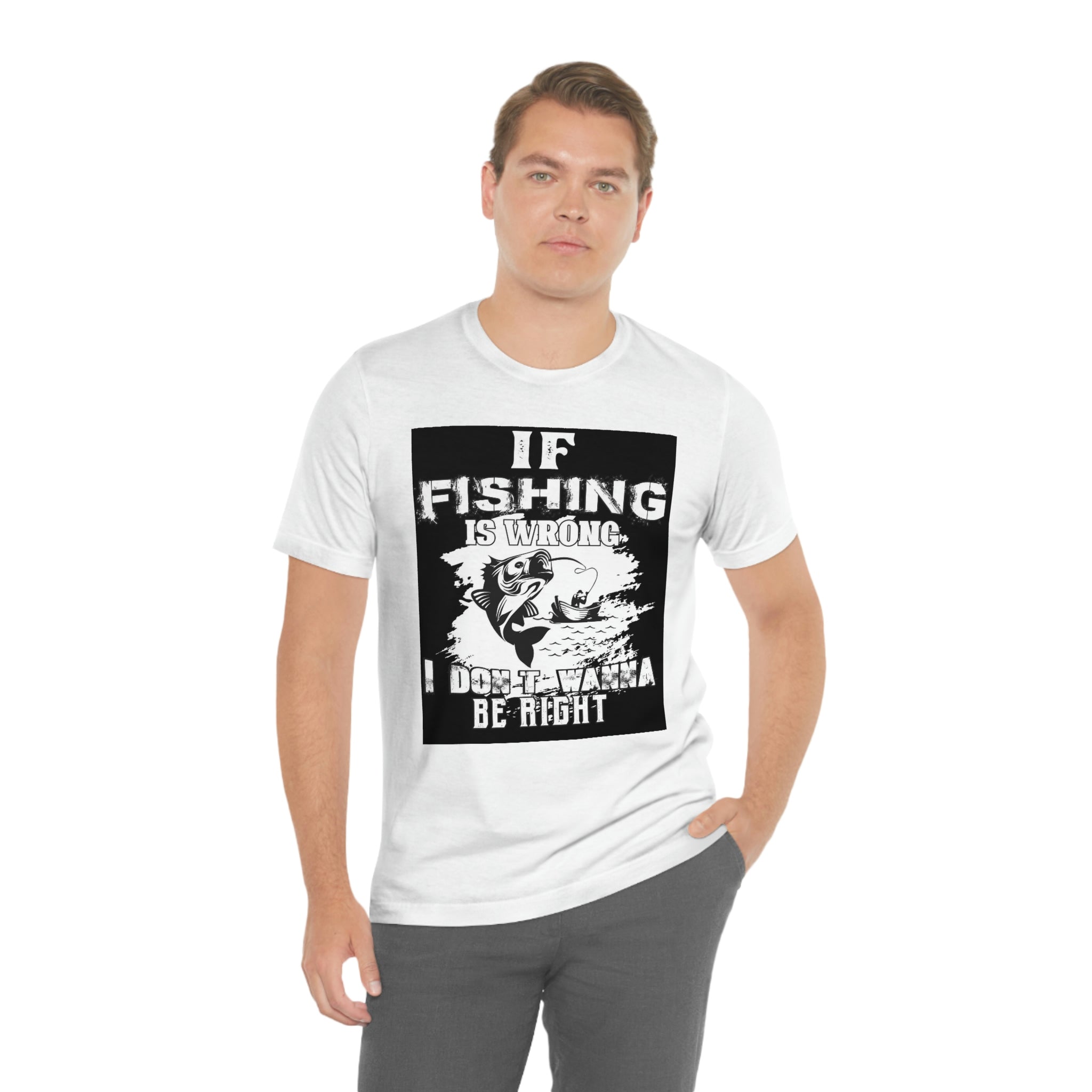 Fishing— Unisex Jersey Short Sleeve Tee