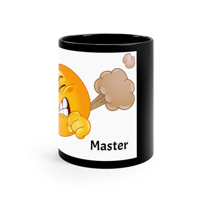 Fart master - 11oz Black coffee Mug