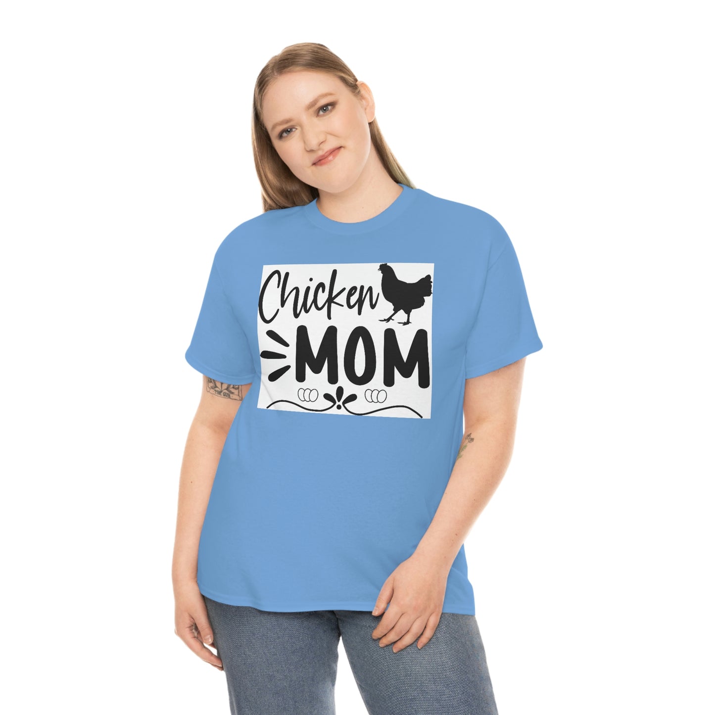 Chicken mom- Heavy Cotton Tee