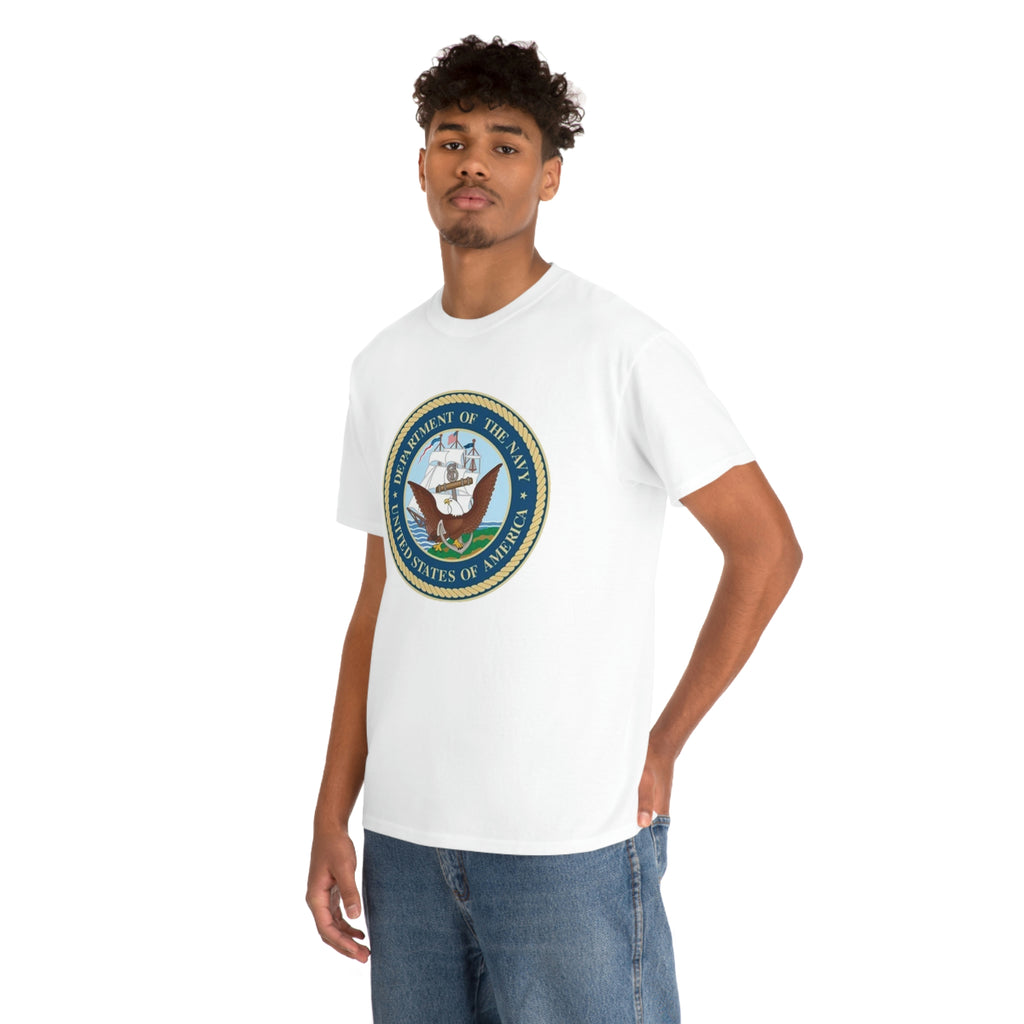 Navy- Unisex Heavy Cotton Tee