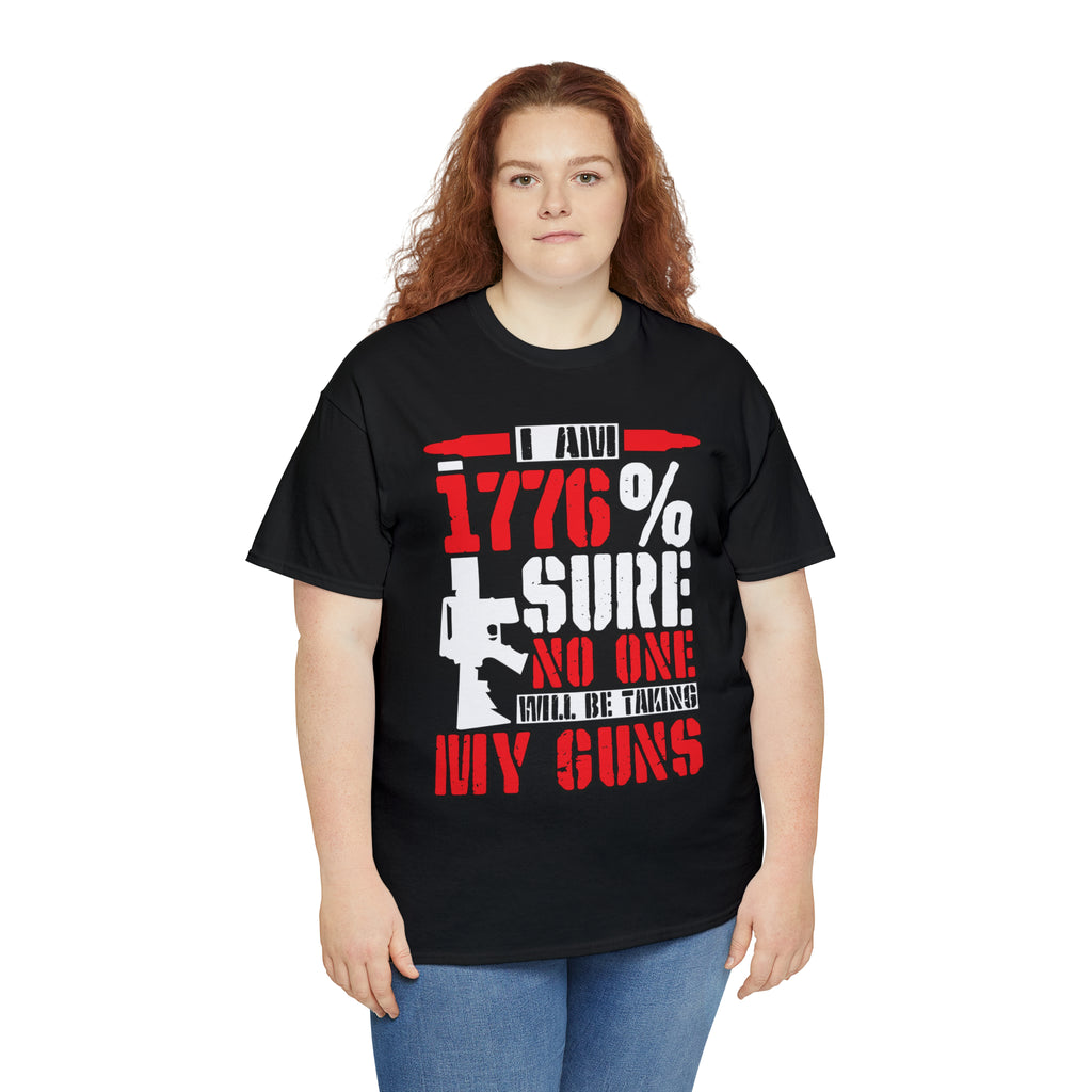 No one will be taking my guns- Heavy Cotton Tee