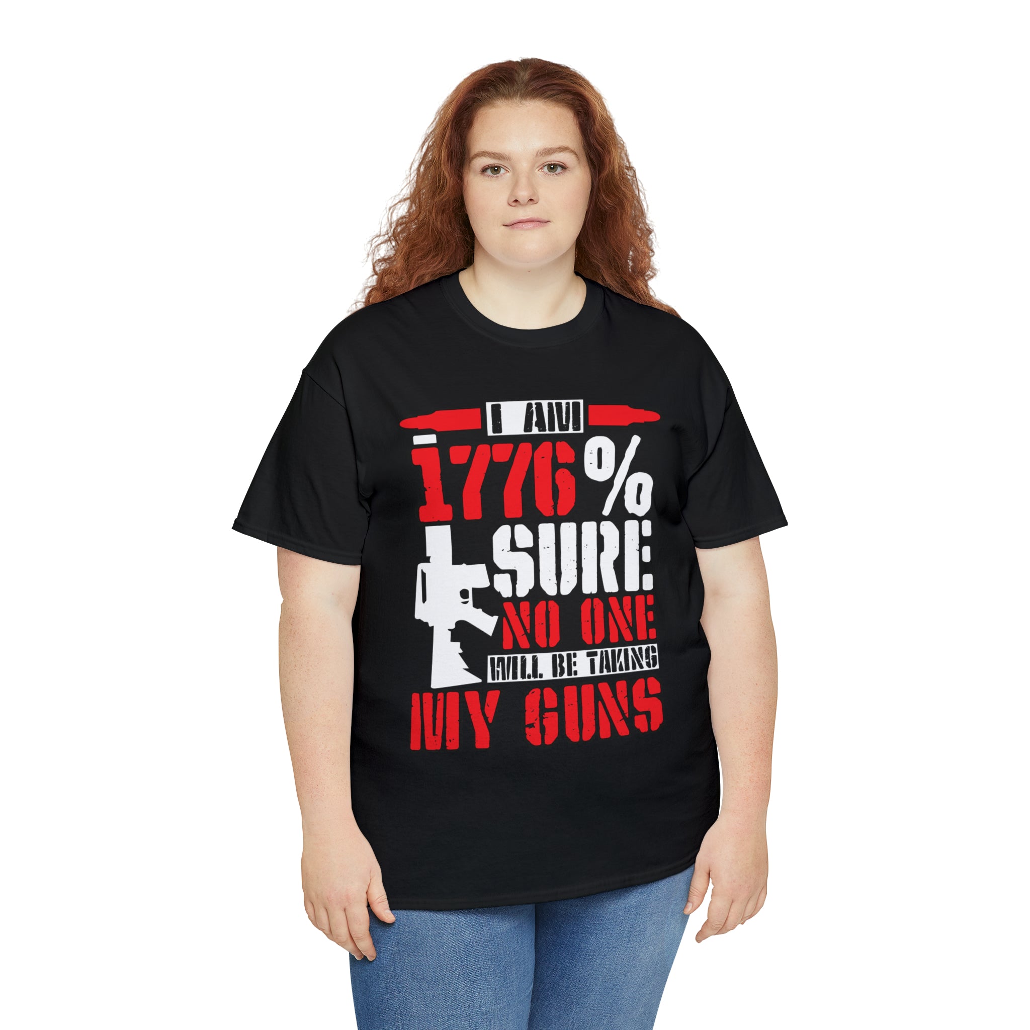 No one will be taking my guns- Heavy Cotton Tee