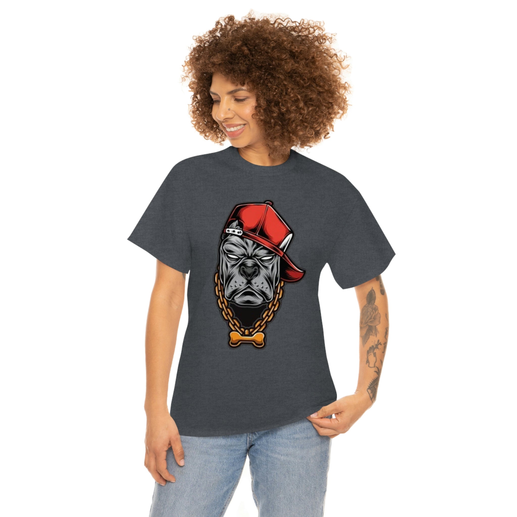 Gangster dog- Heavy Cotton Tee