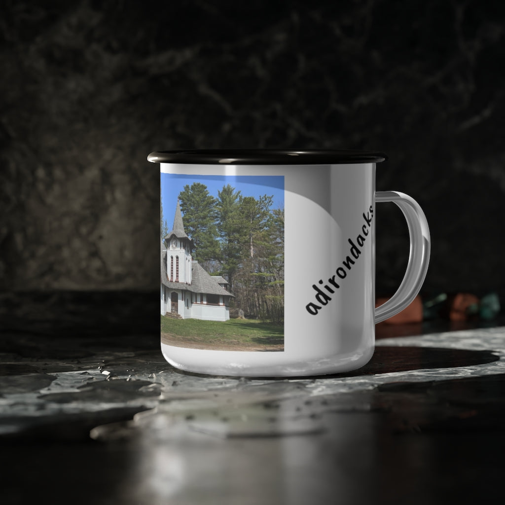 Enamel Camp Cup- white fathers