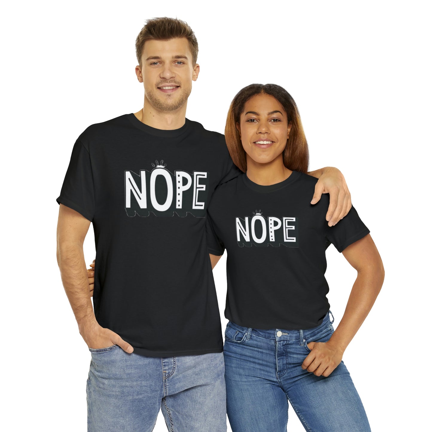 Nope- Heavy Cotton Tee