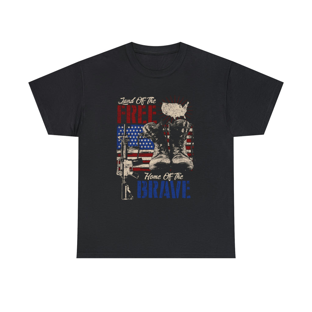 Patriot - free cause of the brave- Unisex Heavy Cotton Tee
