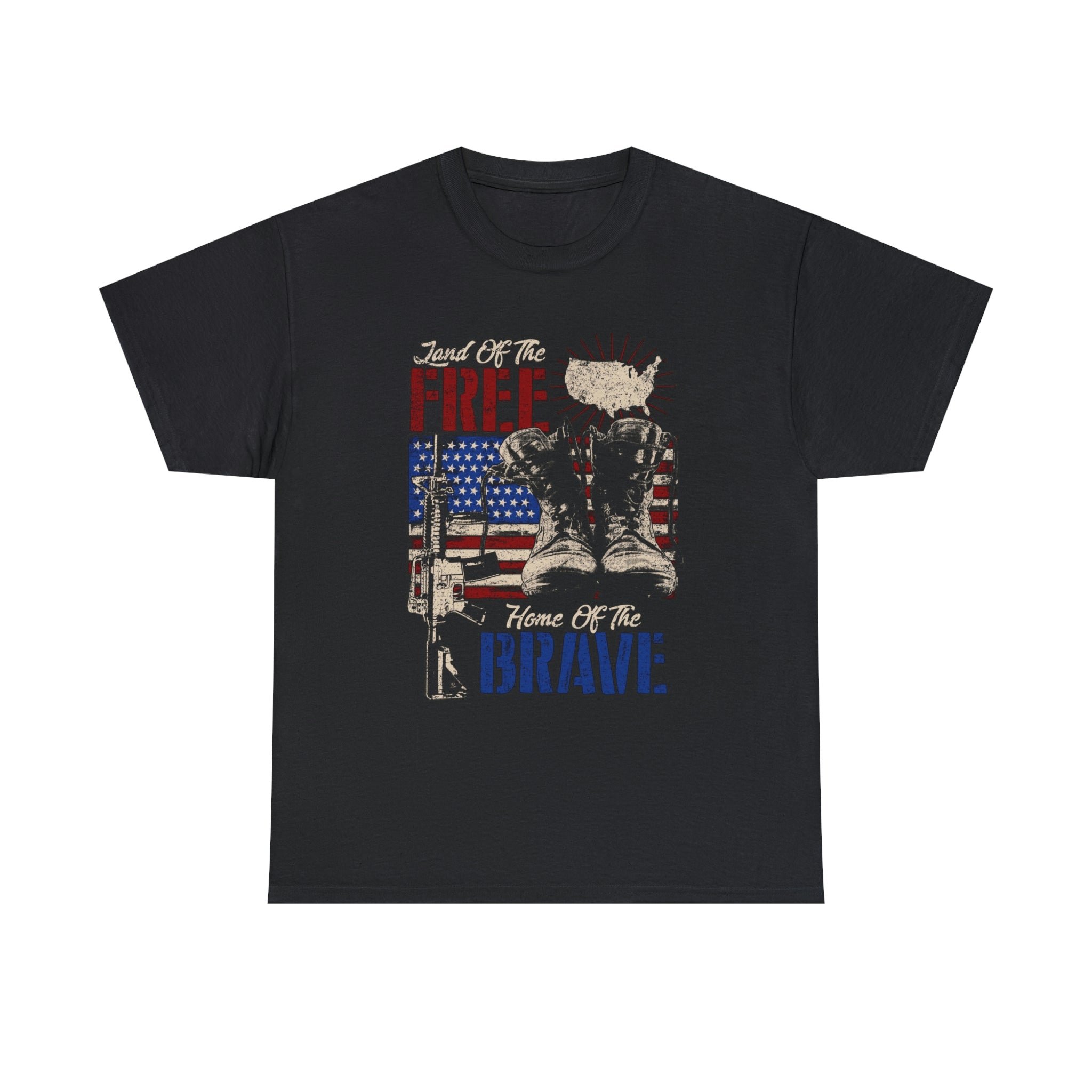 Patriot - free cause of the brave- Unisex Heavy Cotton Tee