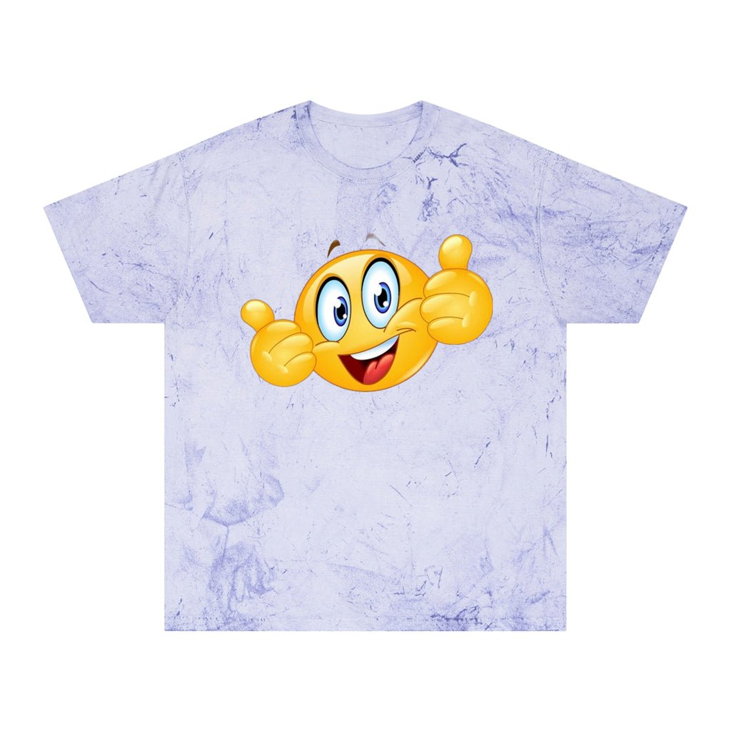 Smiley face— Unisex Color Blast T-Shirt