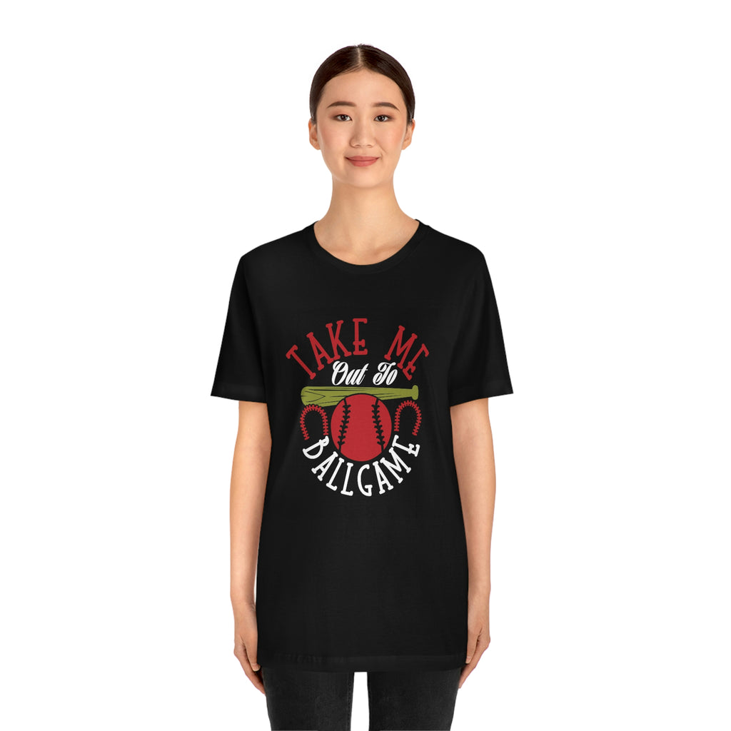 Take me to the ballgame- Jersey Short Sleeve Tee