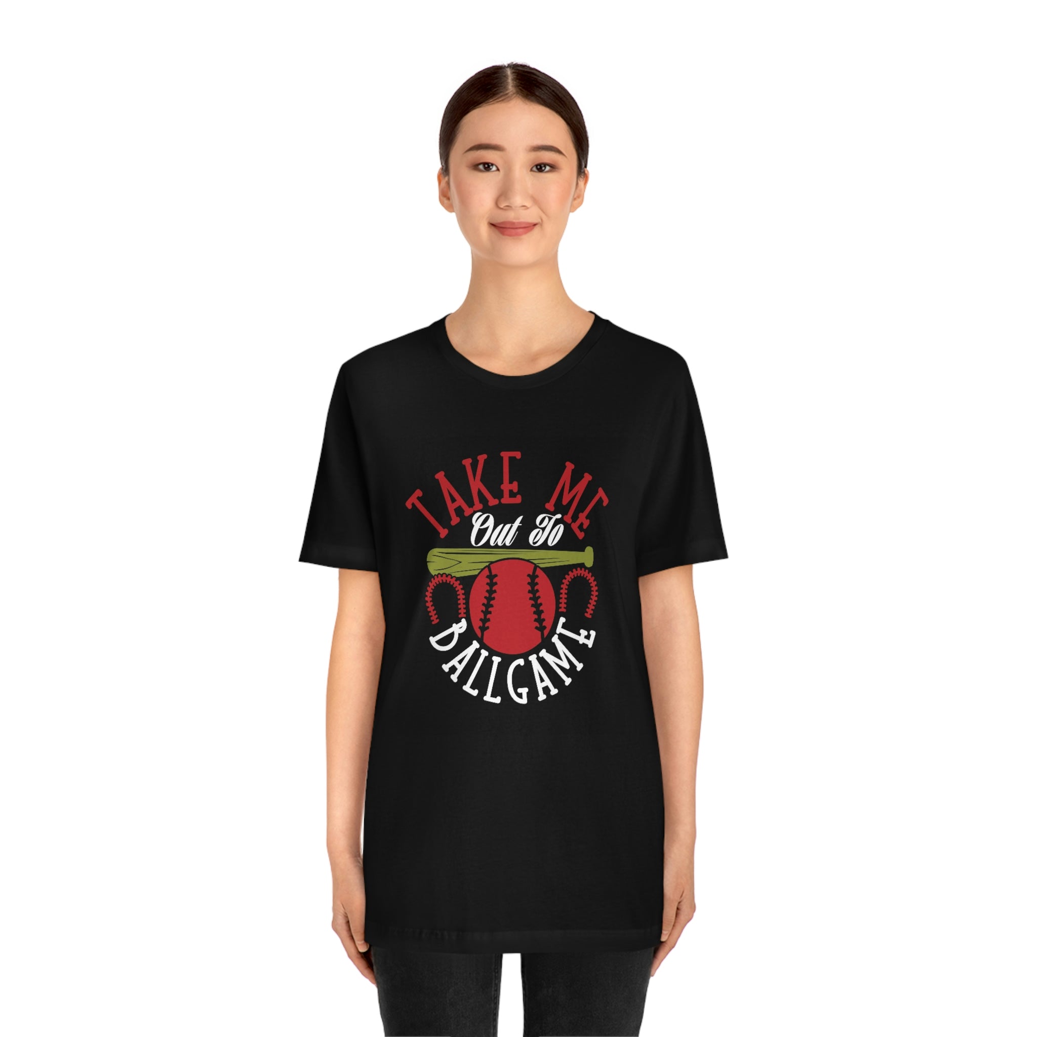 Take me to the ballgame- Jersey Short Sleeve Tee