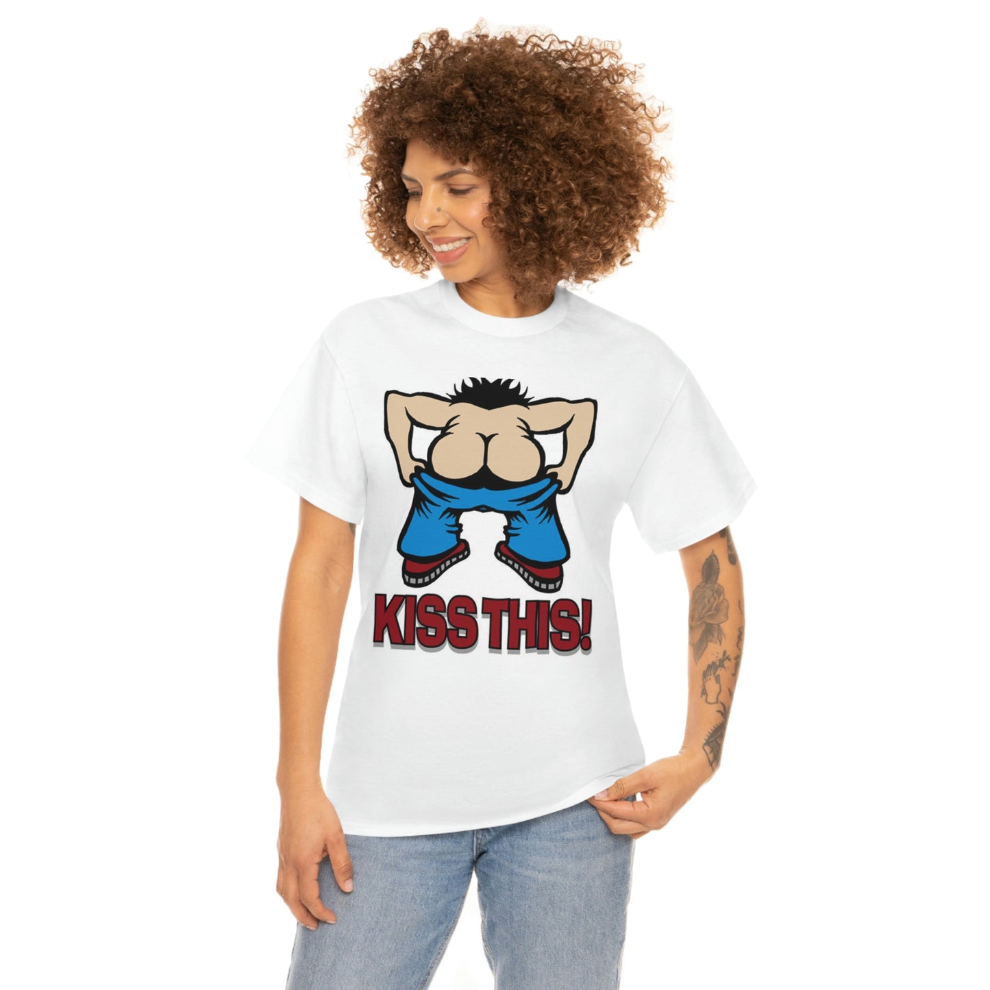 Kiss this— Heavy Cotton Tee