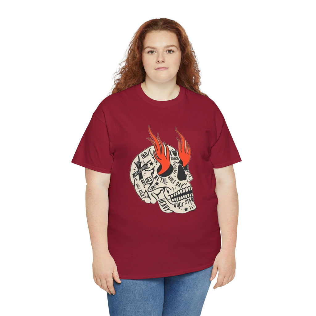 Rocker head- Heavy Cotton Tee