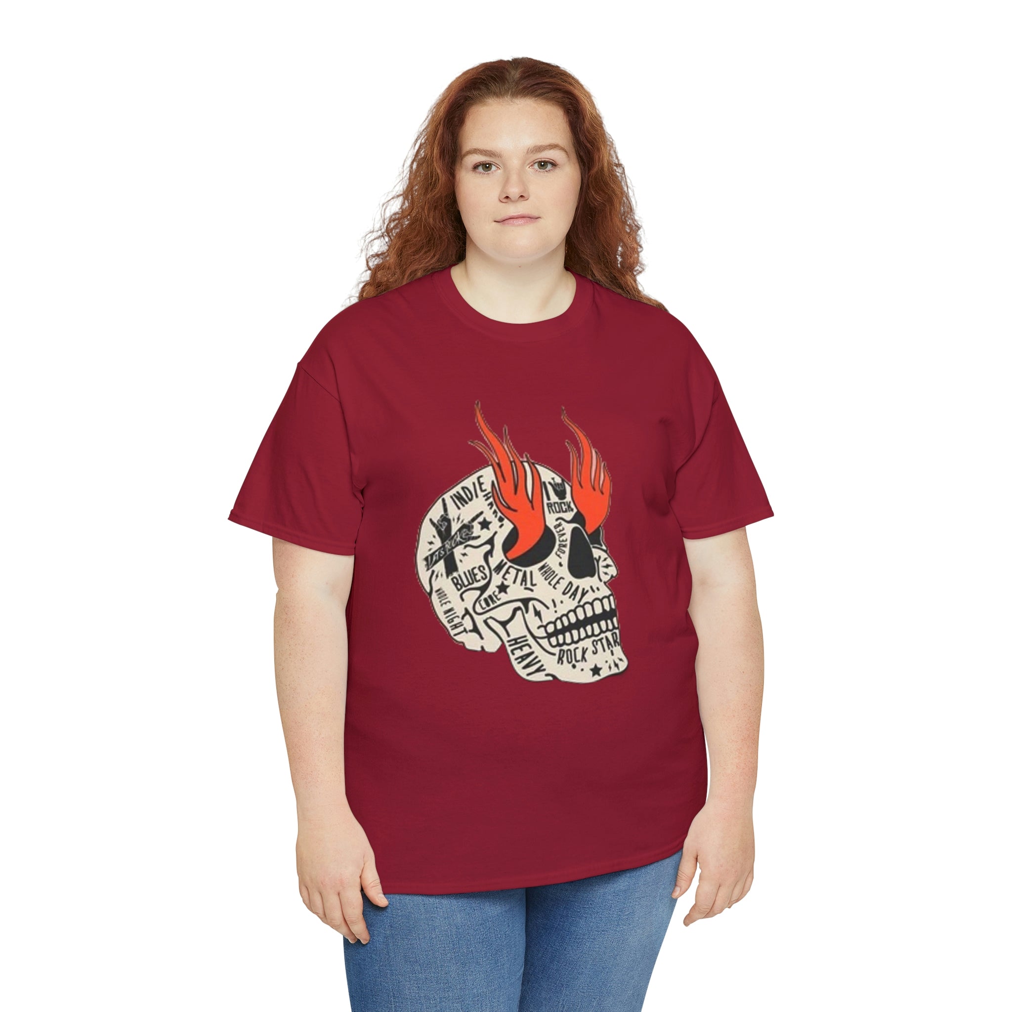 Rocker head- Heavy Cotton Tee