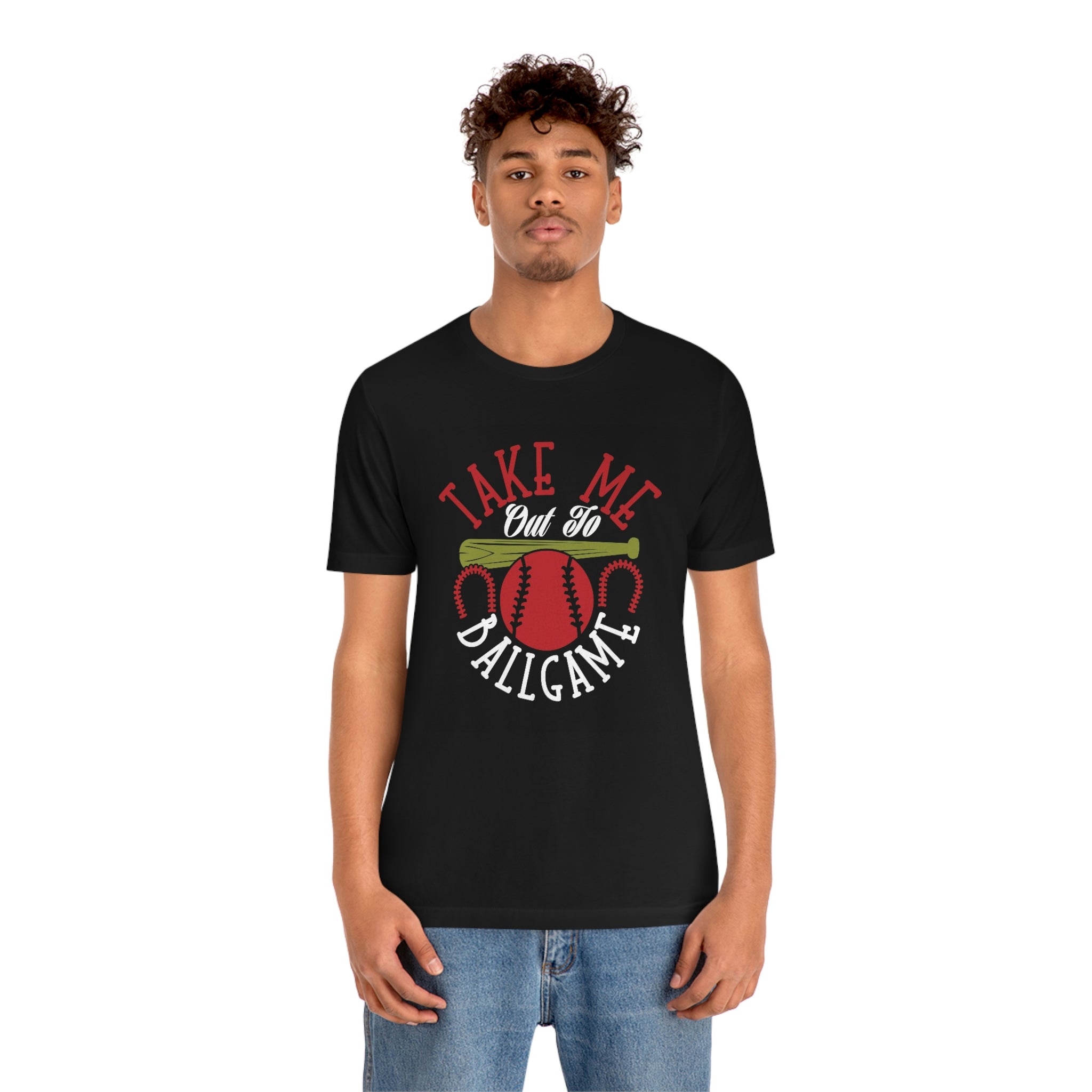 Take me to the ballgame- Jersey Short Sleeve Tee