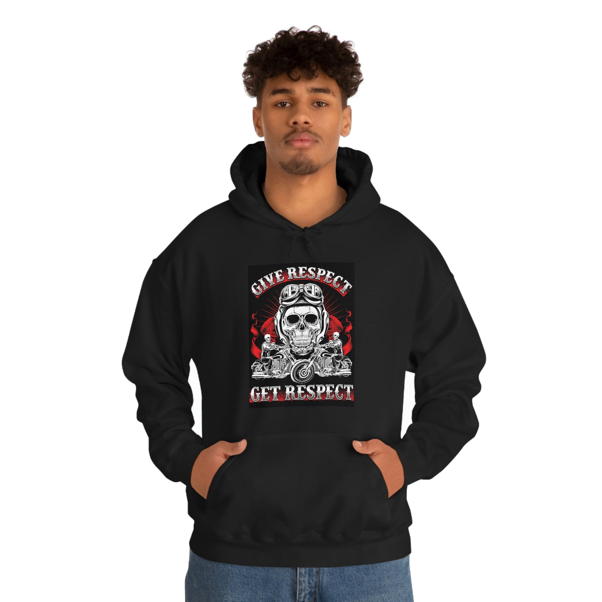 Give respect- Heavy Blend™ Hooded Sweatshirt