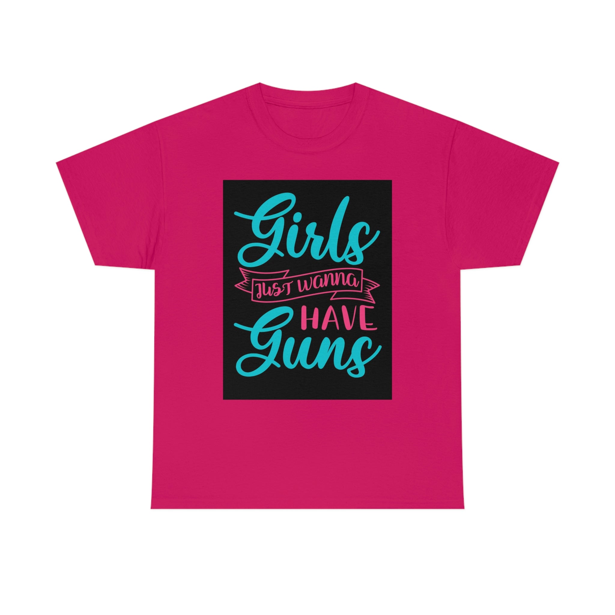 Girls with guns-  Heavy Cotton Tee
