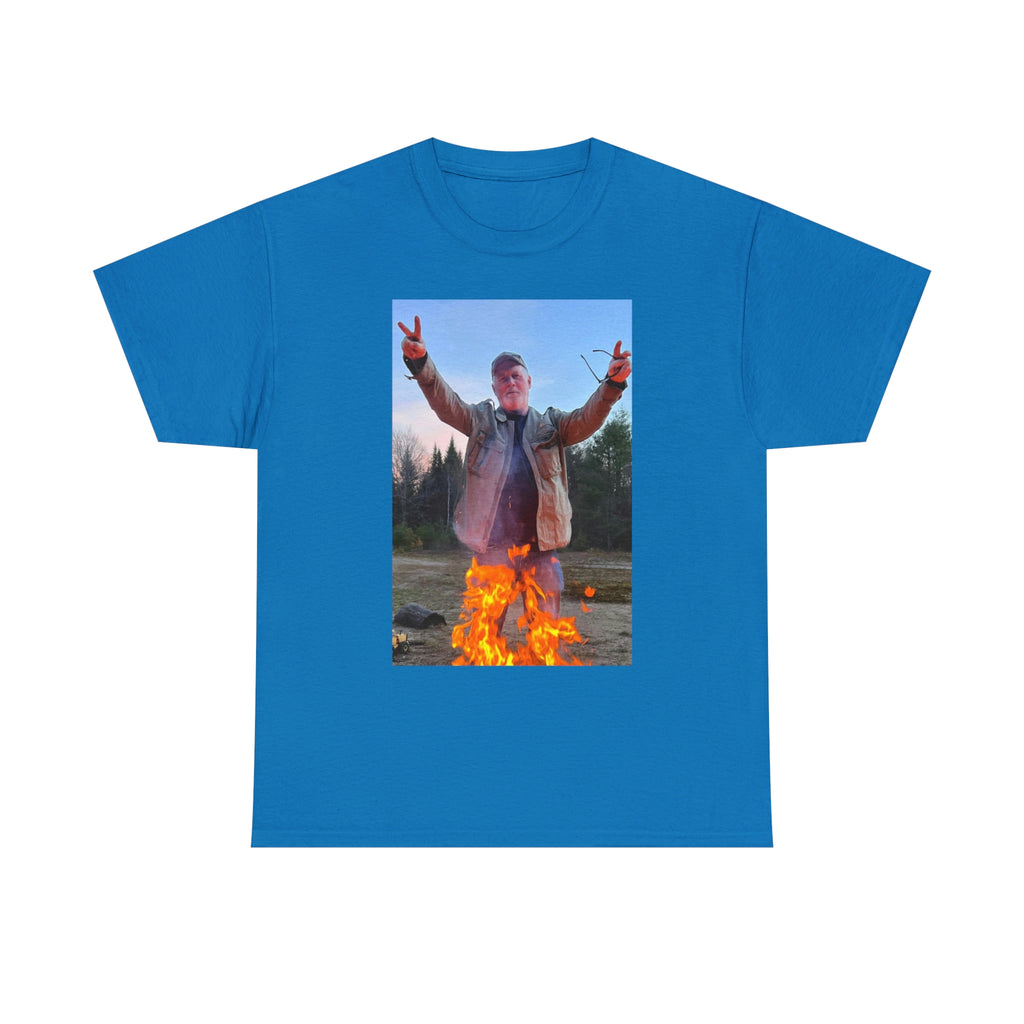 On fire-  Heavy Cotton Tee